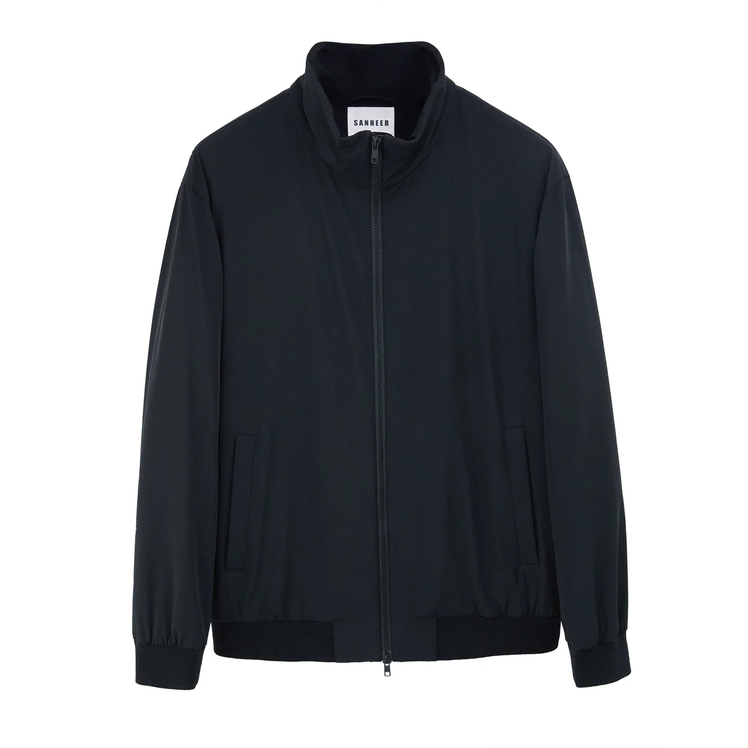 Cotton-Filled Stand-Collar Zip Jacket - Image 7
