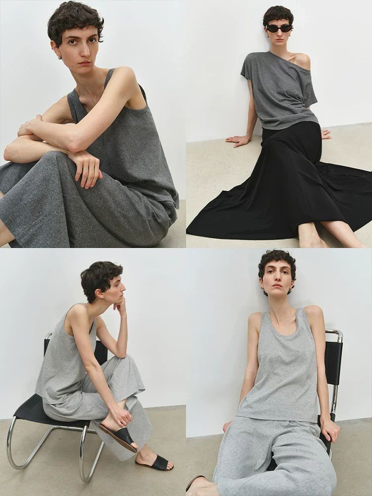 Cotton-Linen Three-Piece Loungewear Set - Image 2