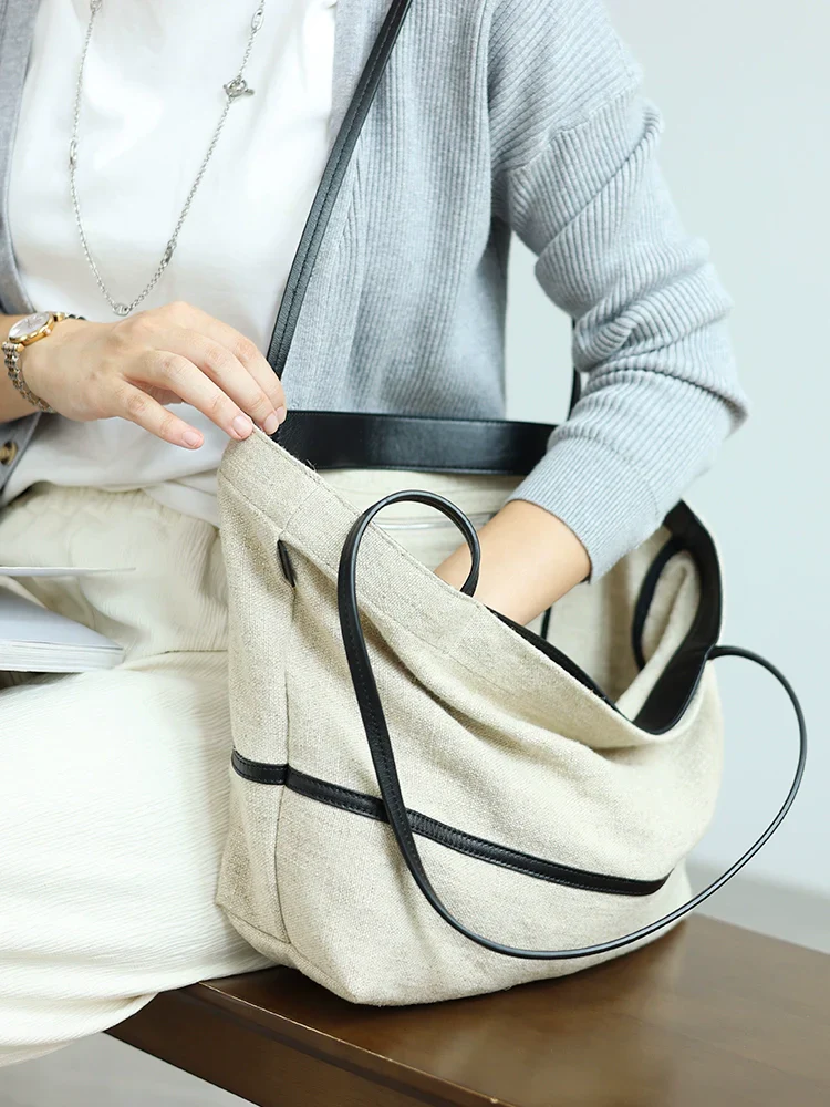 Cotton-Linen Tote Bag - Image 2