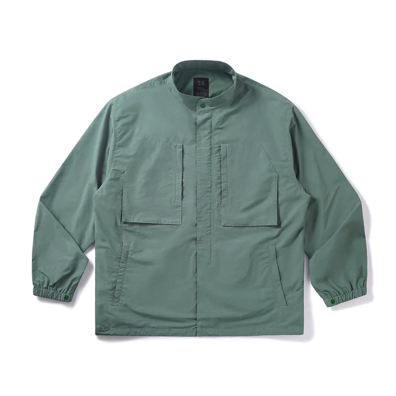 Cotton-Nylon Stand-Collar Utility Jacket - Image 7