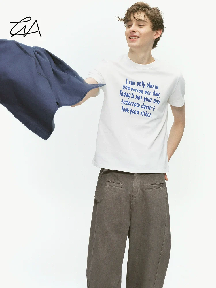 Cotton Slogan Tee - Image 2