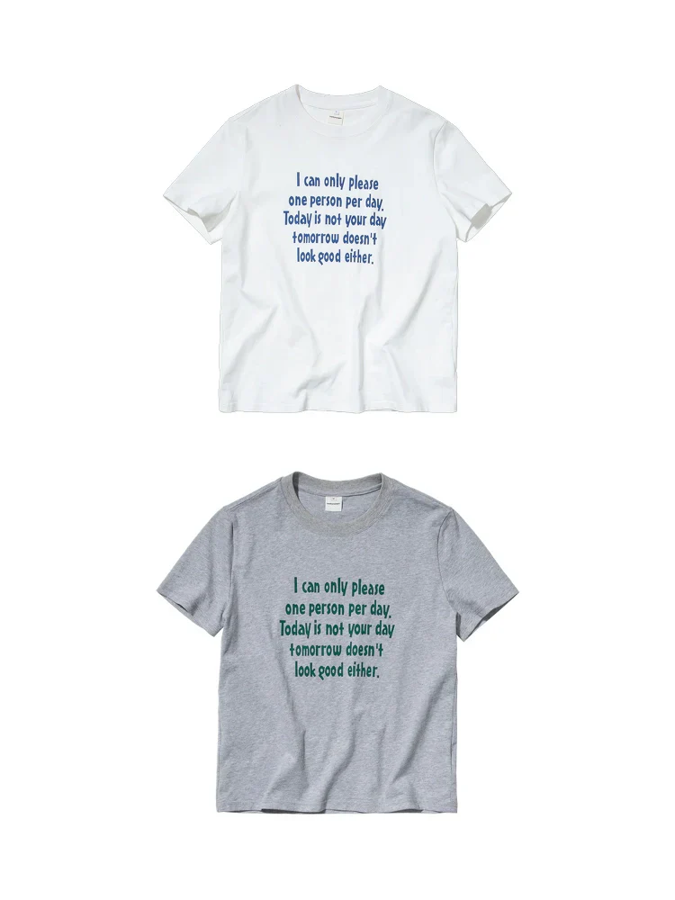 Cotton Slogan Tee - Image 4