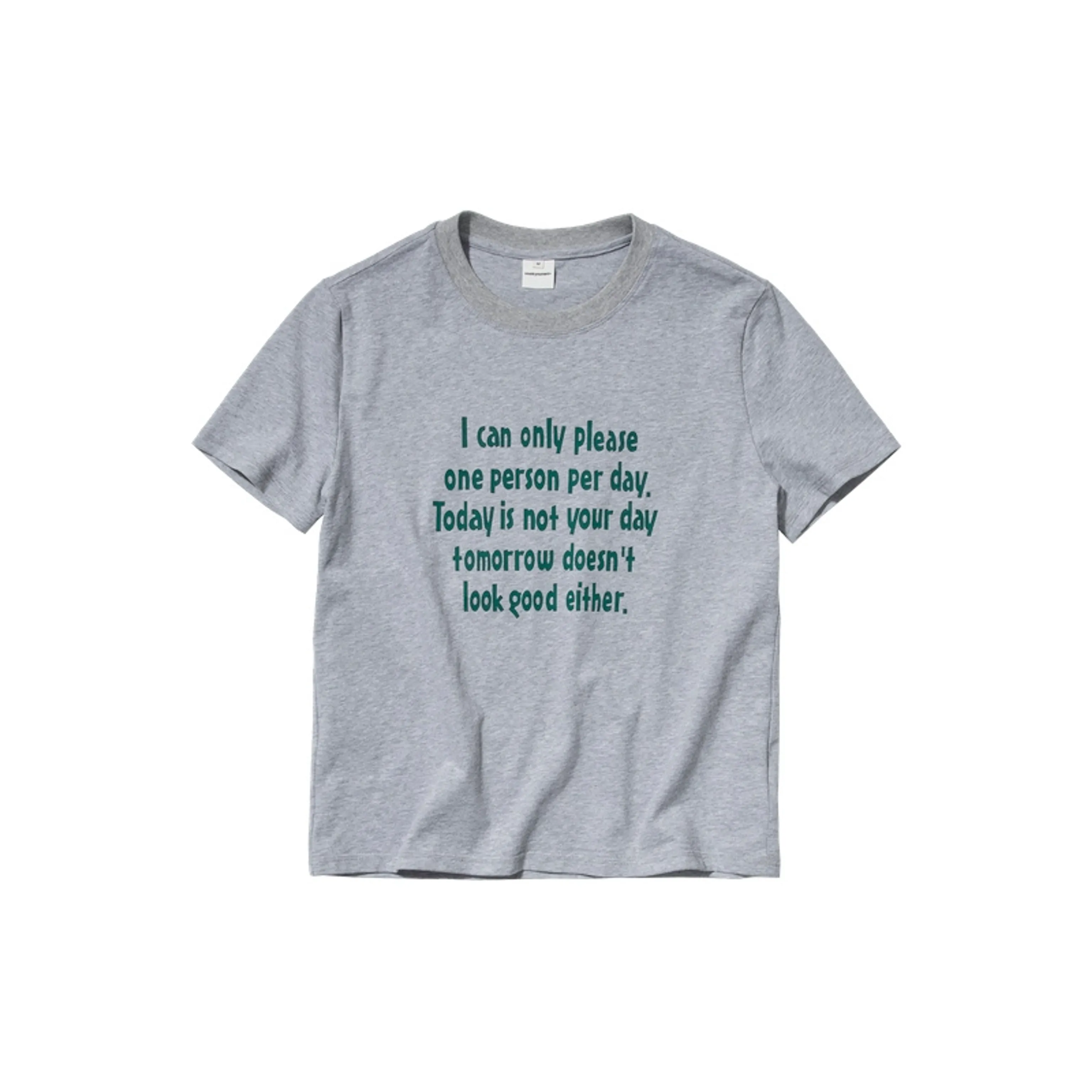 Cotton Slogan Tee - Image 6