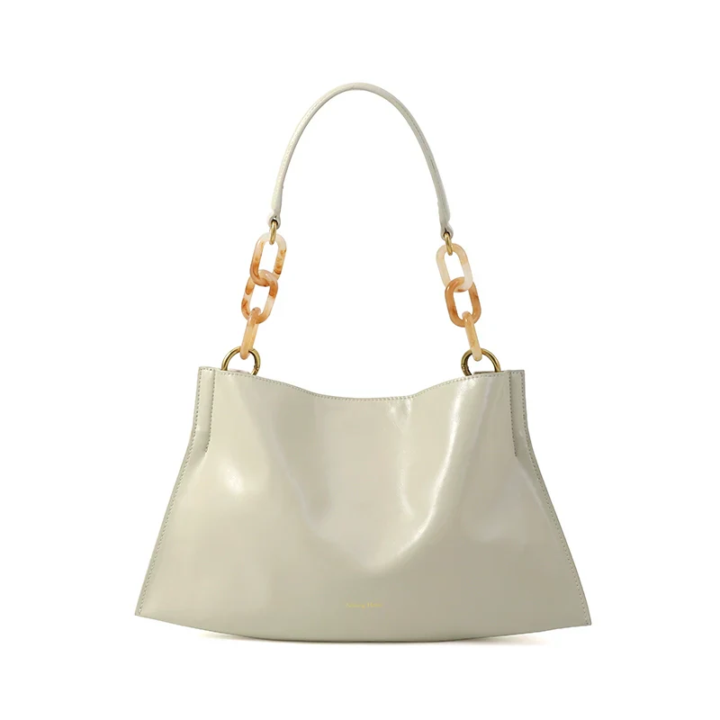 Cowhide Chain Envelope Bag - Image 2