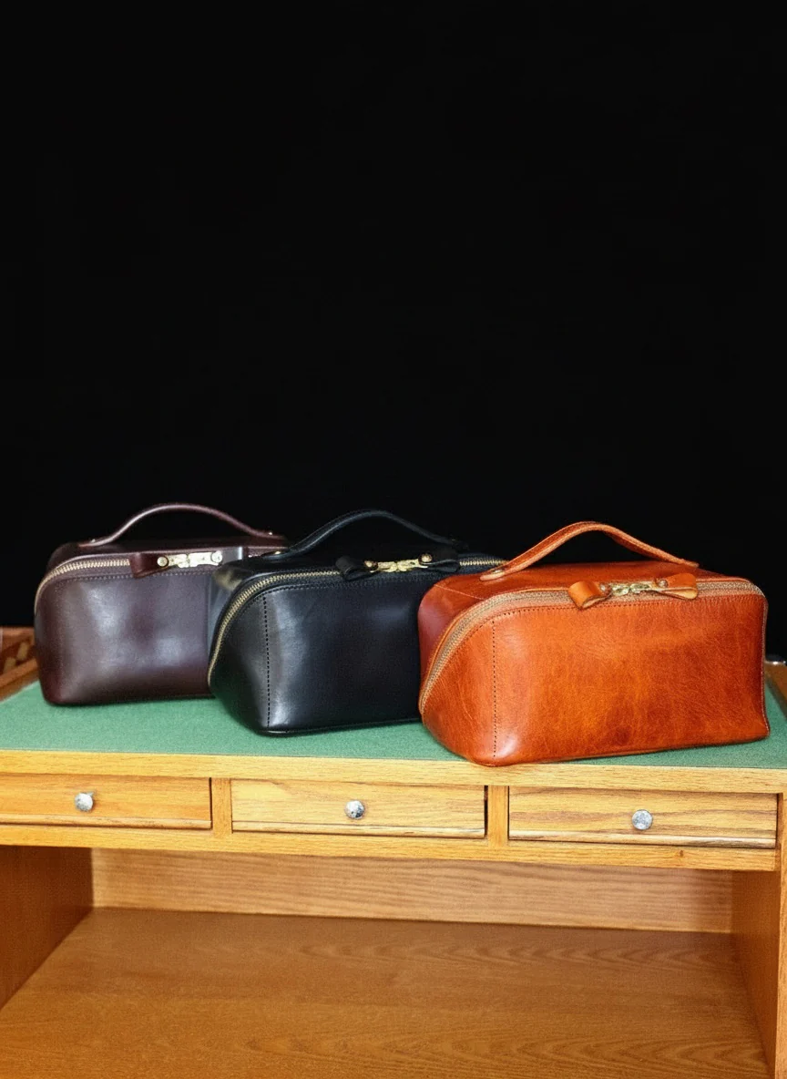 Cowhide Leather Travel Pouch - Image 10