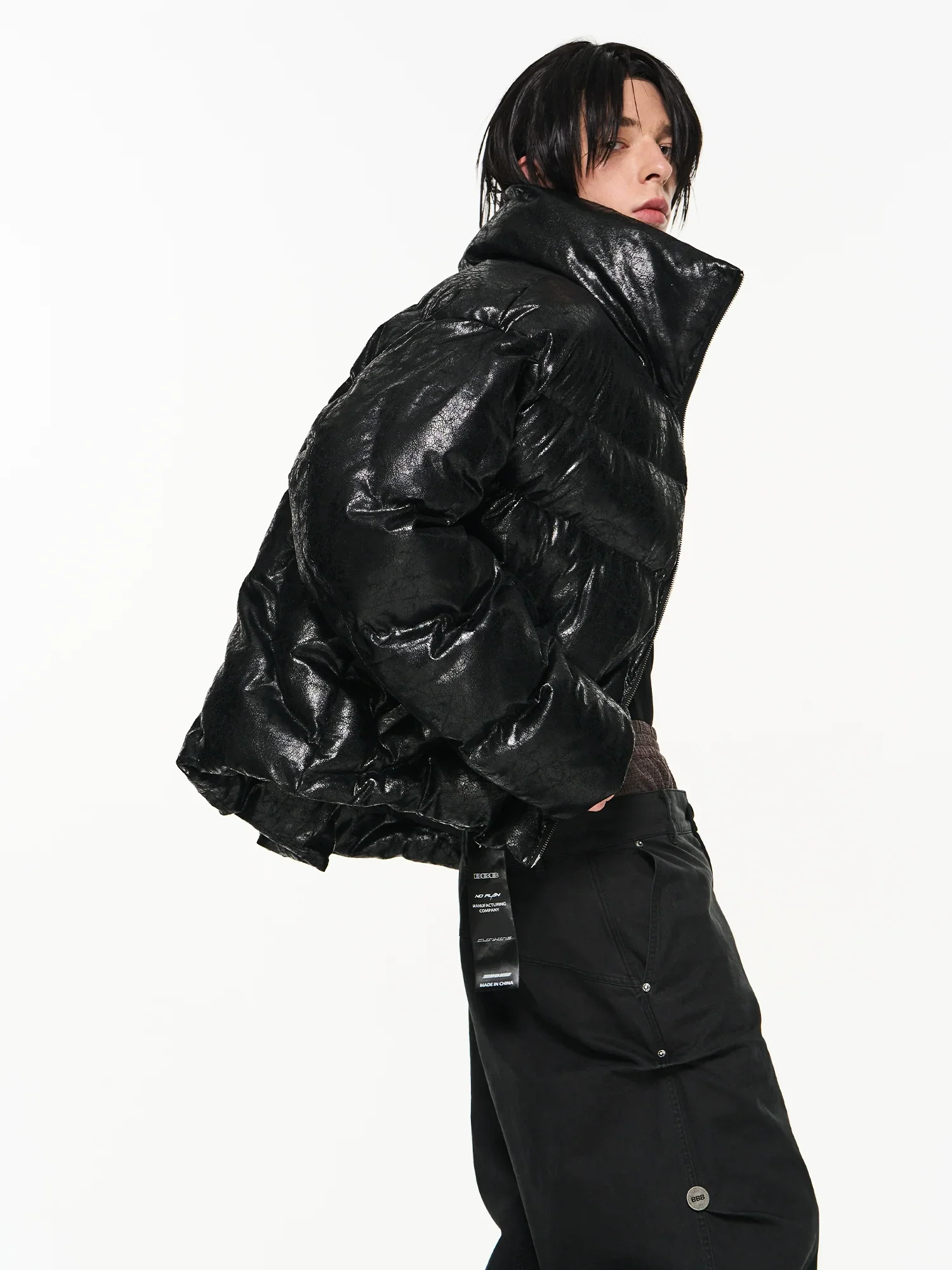 Crackle Puffer Jacket - Image 2