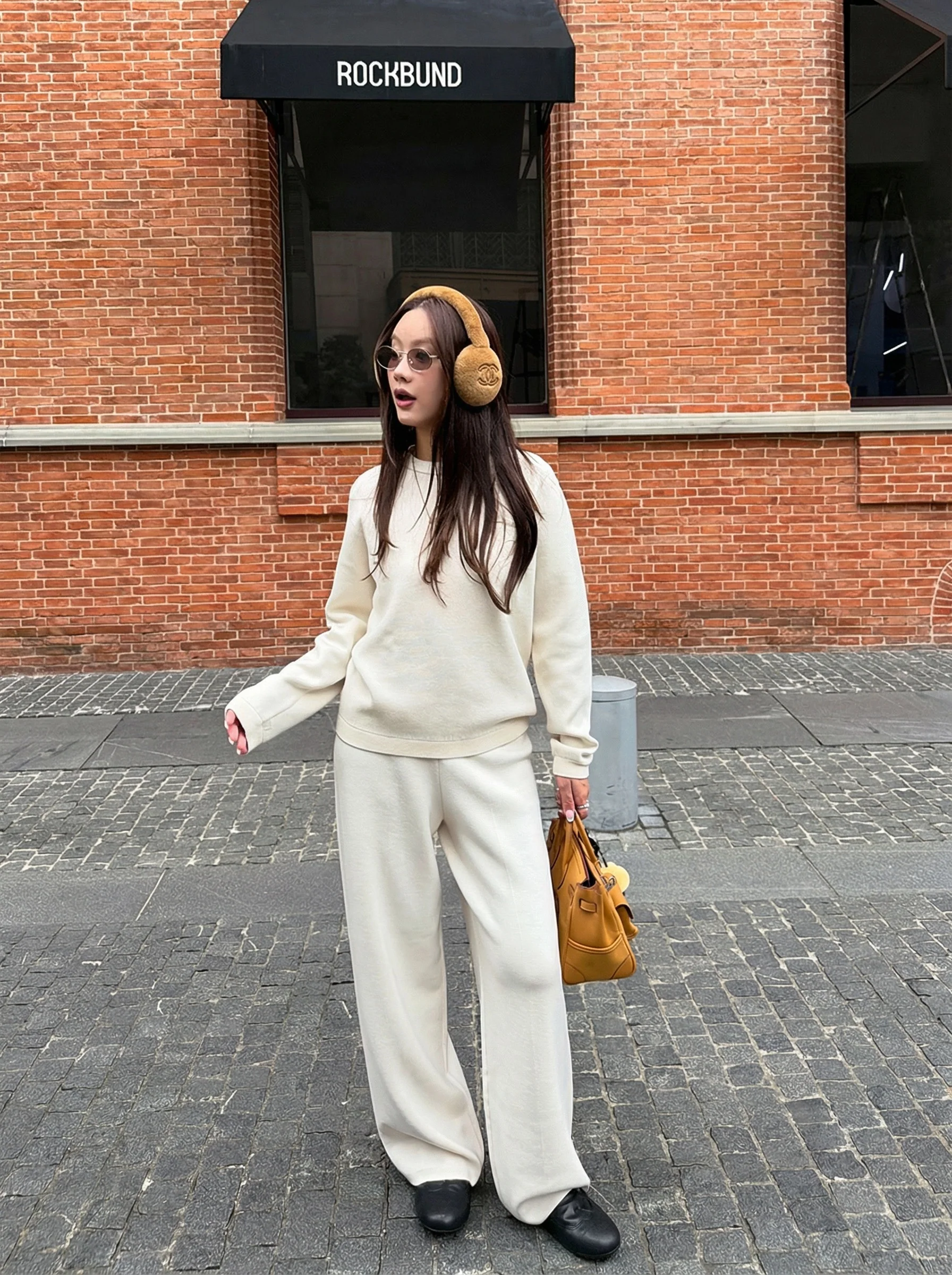 Cream Basolan Wool Knit Set - Image 4