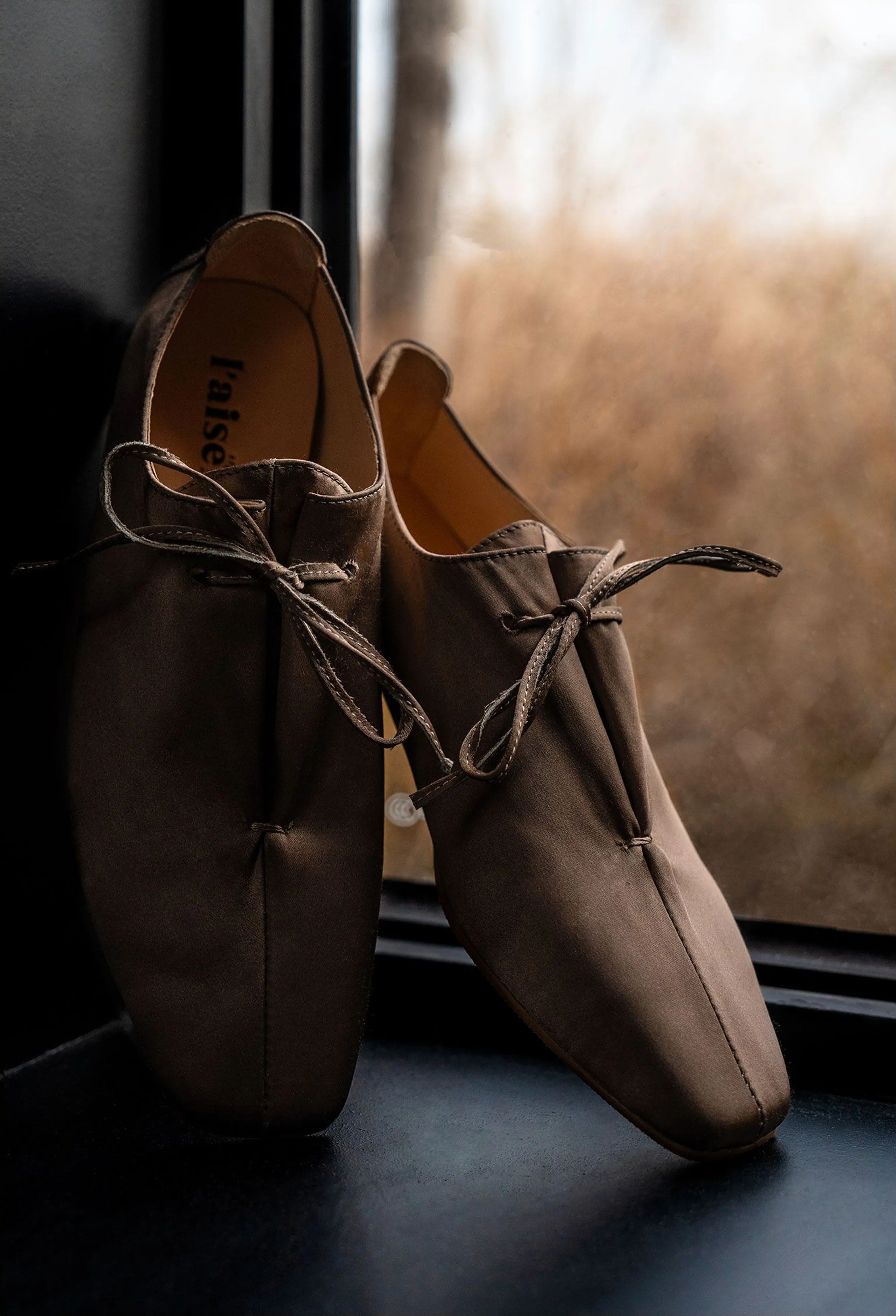 Crepe Cloud Lace-Up Flats - Image 5