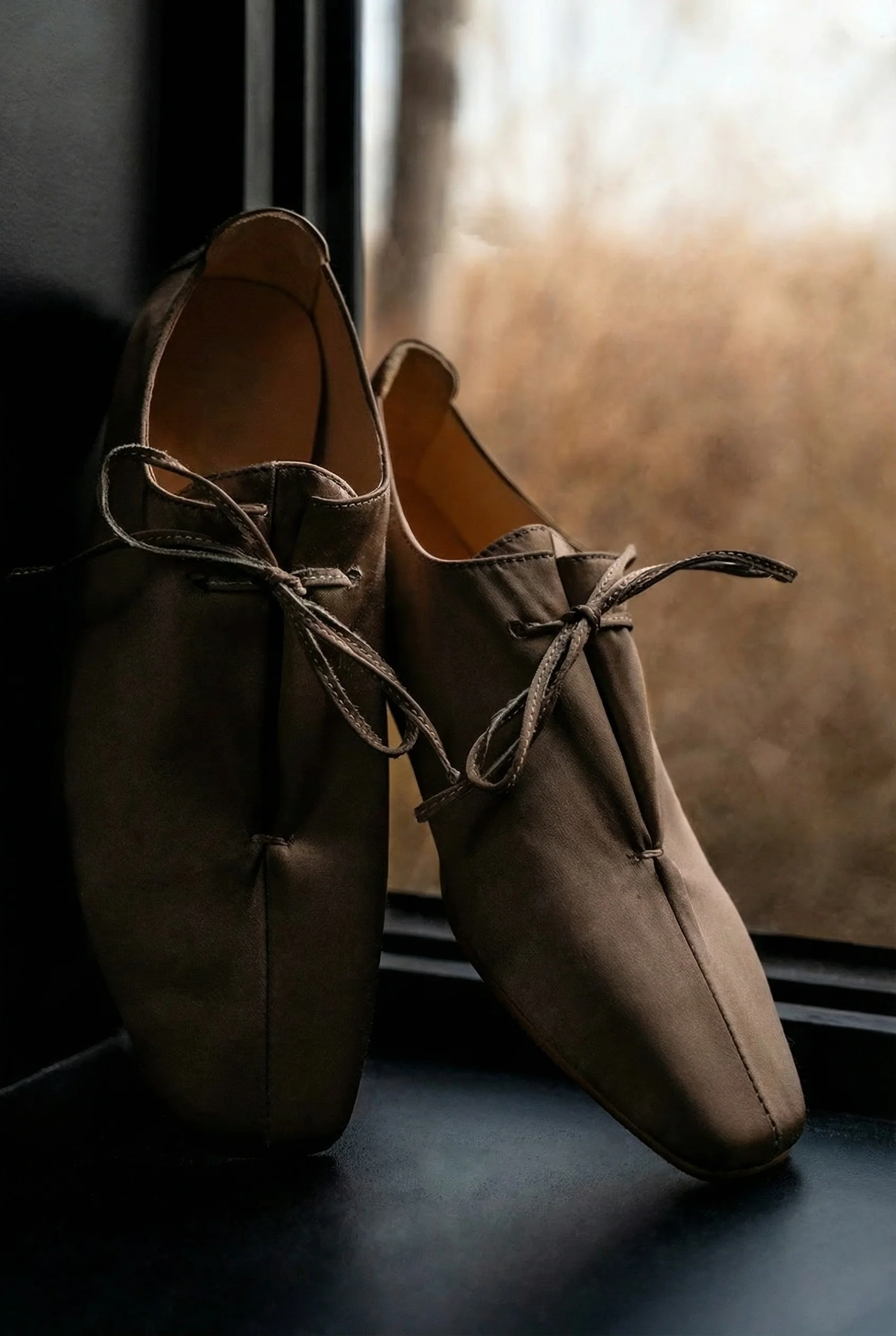 Crepe Cloud Lace-Up Flats - Image 7