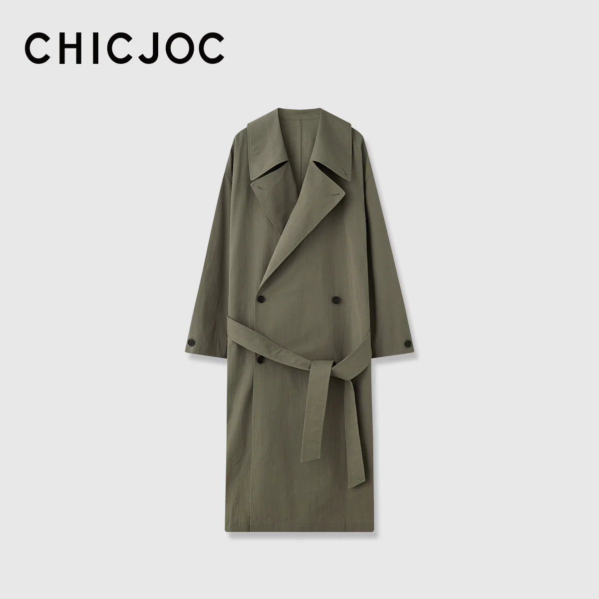 CrepeTwillOversizedTrenchCoat - Image 6