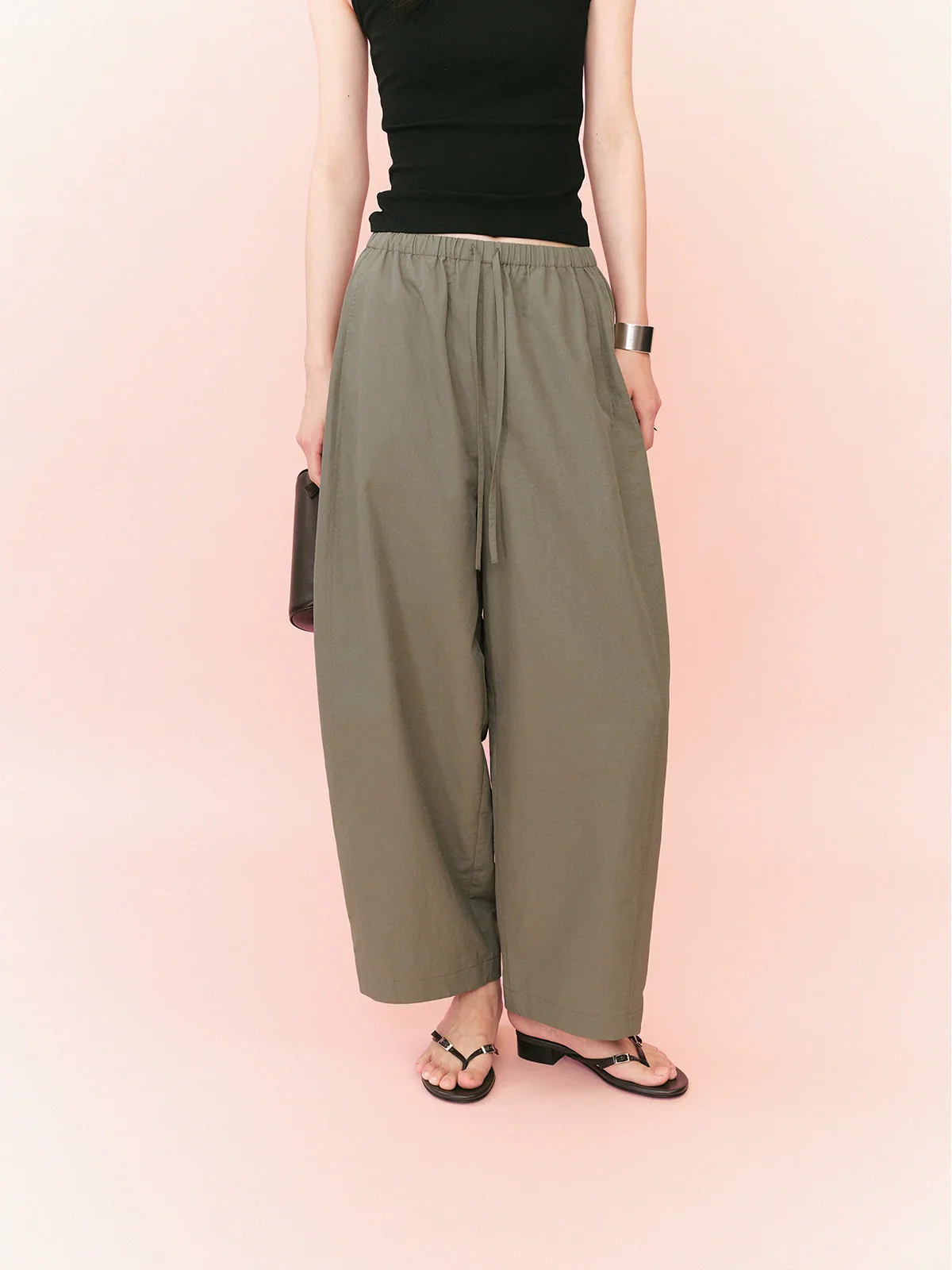 Crinkle Balloon Pants - Image 4