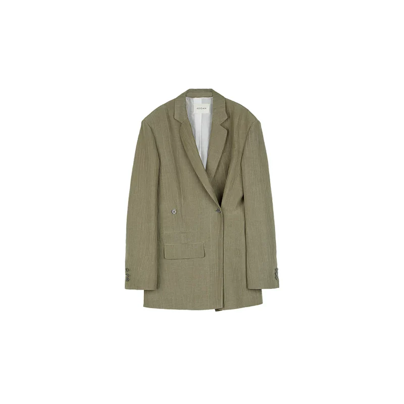 Crinkle Blazer Set - Image 3