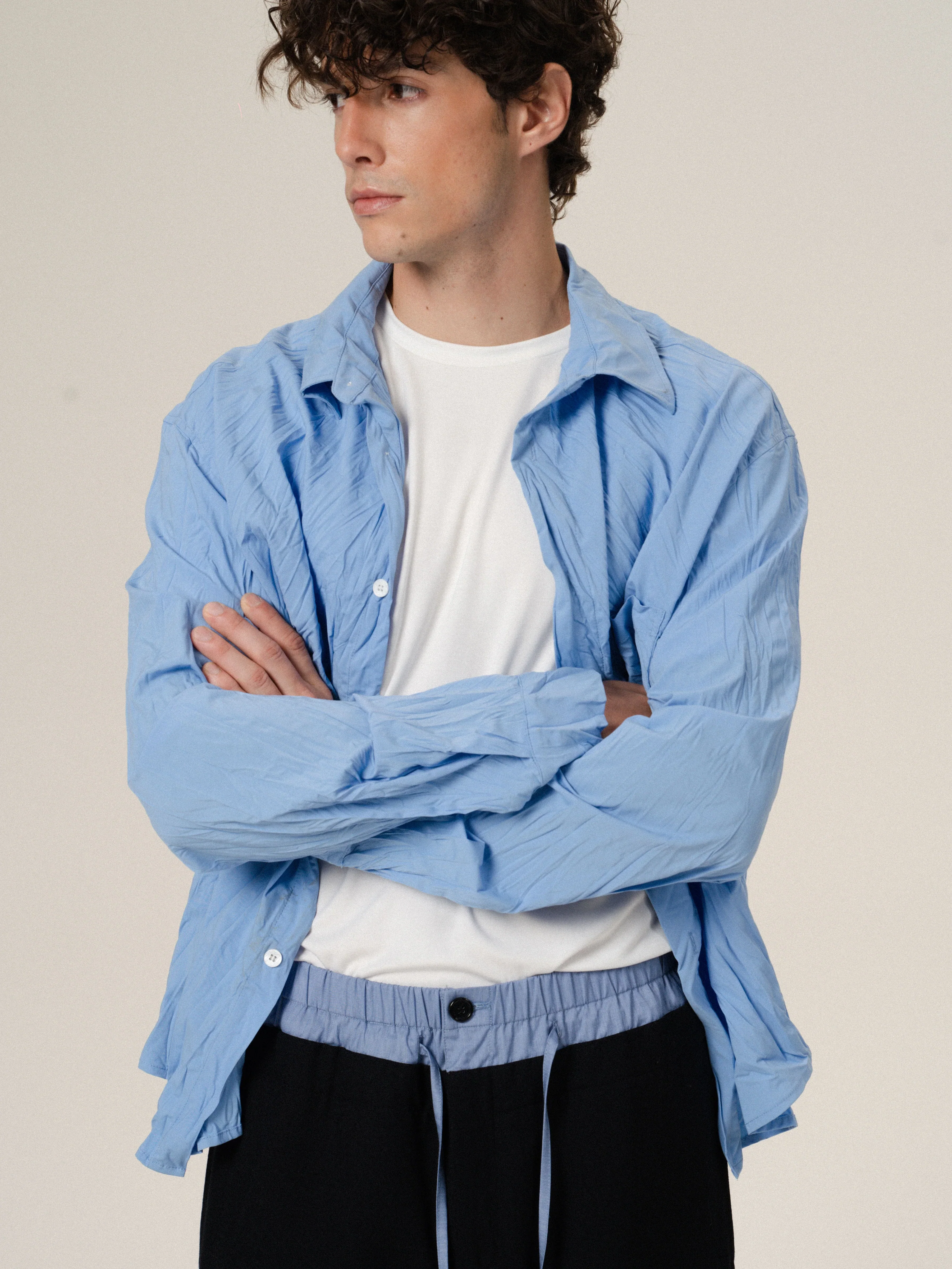 Crinkled Bamboo Shirt - Image 3