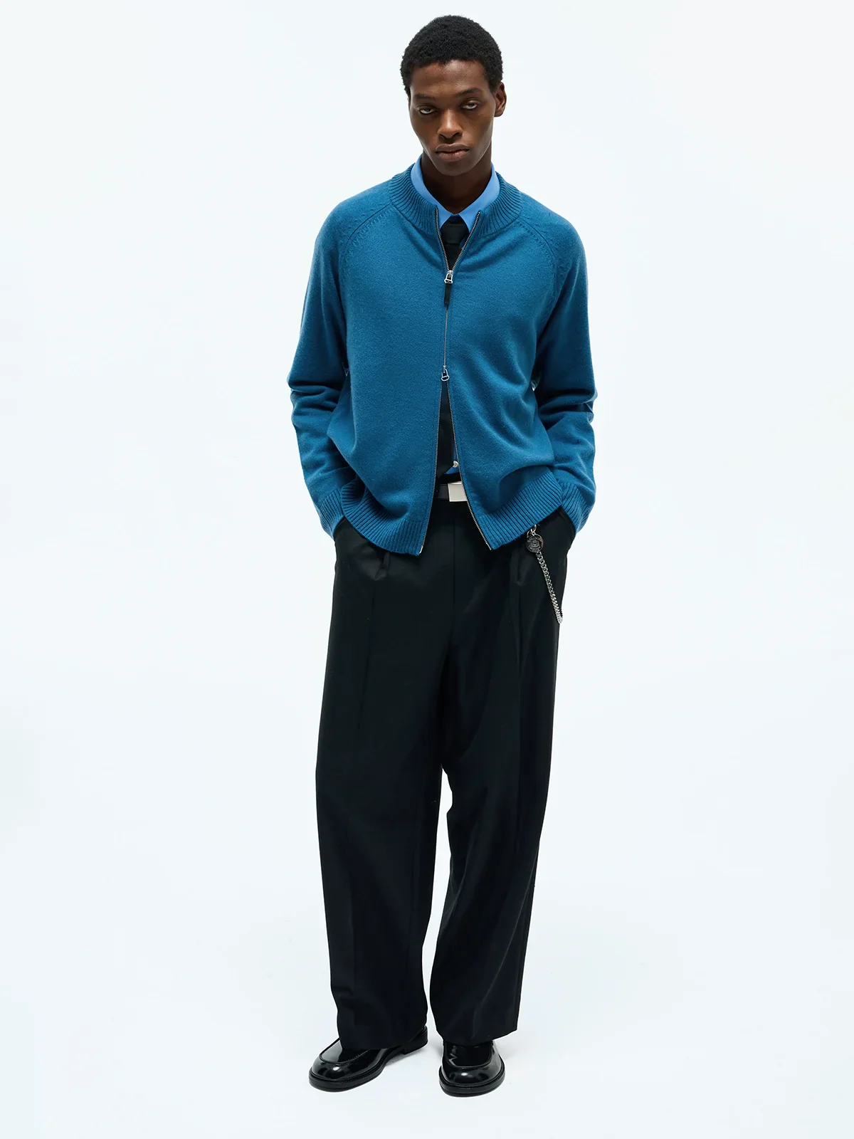 Crinkled Cotton-Blend Button-Up - Image 3