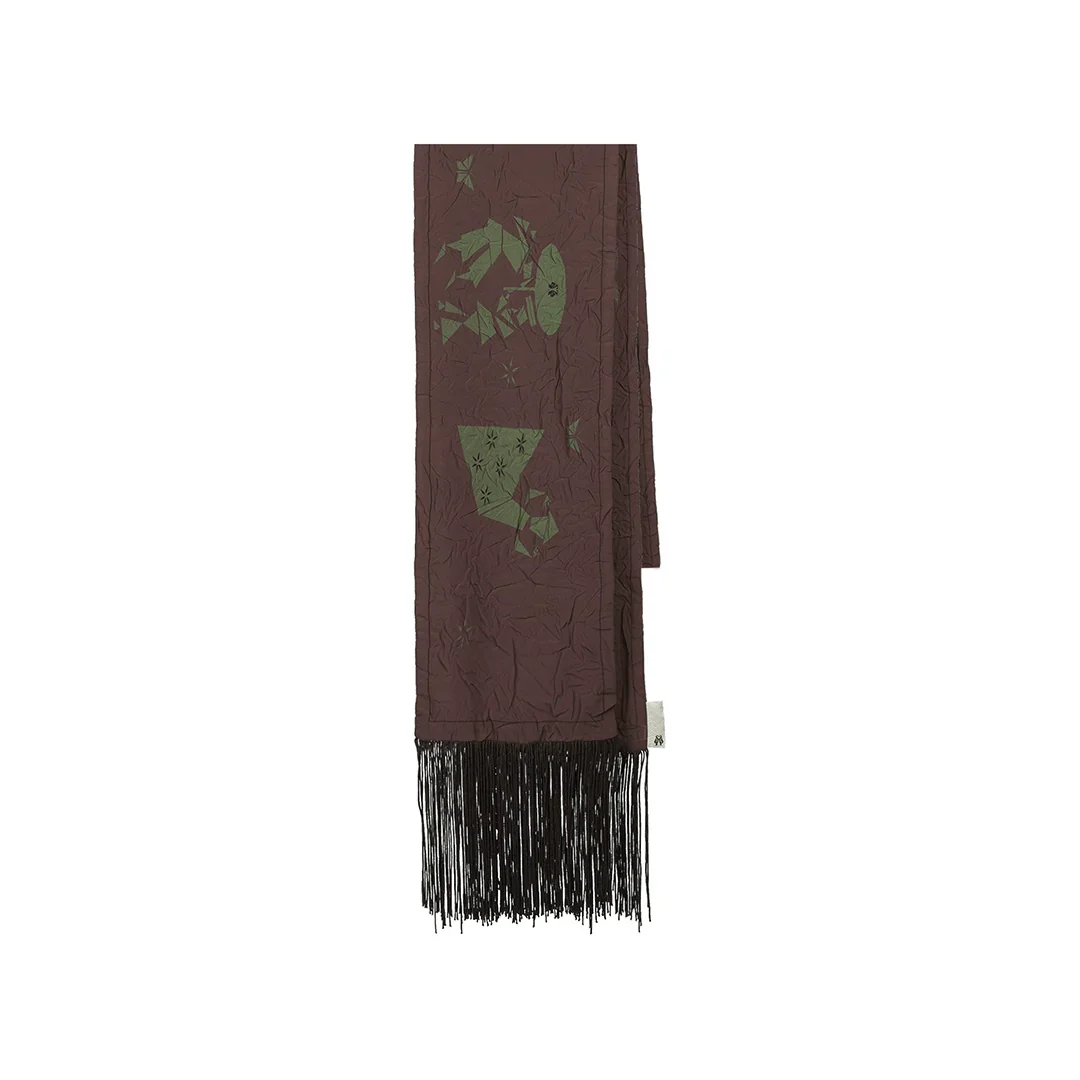 Crinkled Geometric Scarf - Image 5