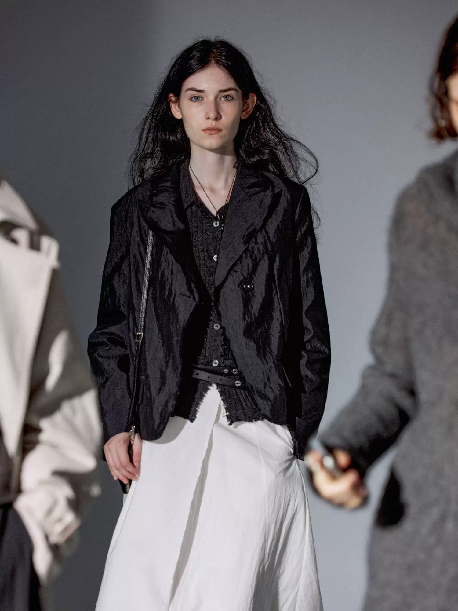 Crinkled Relaxed Blazer - Image 3