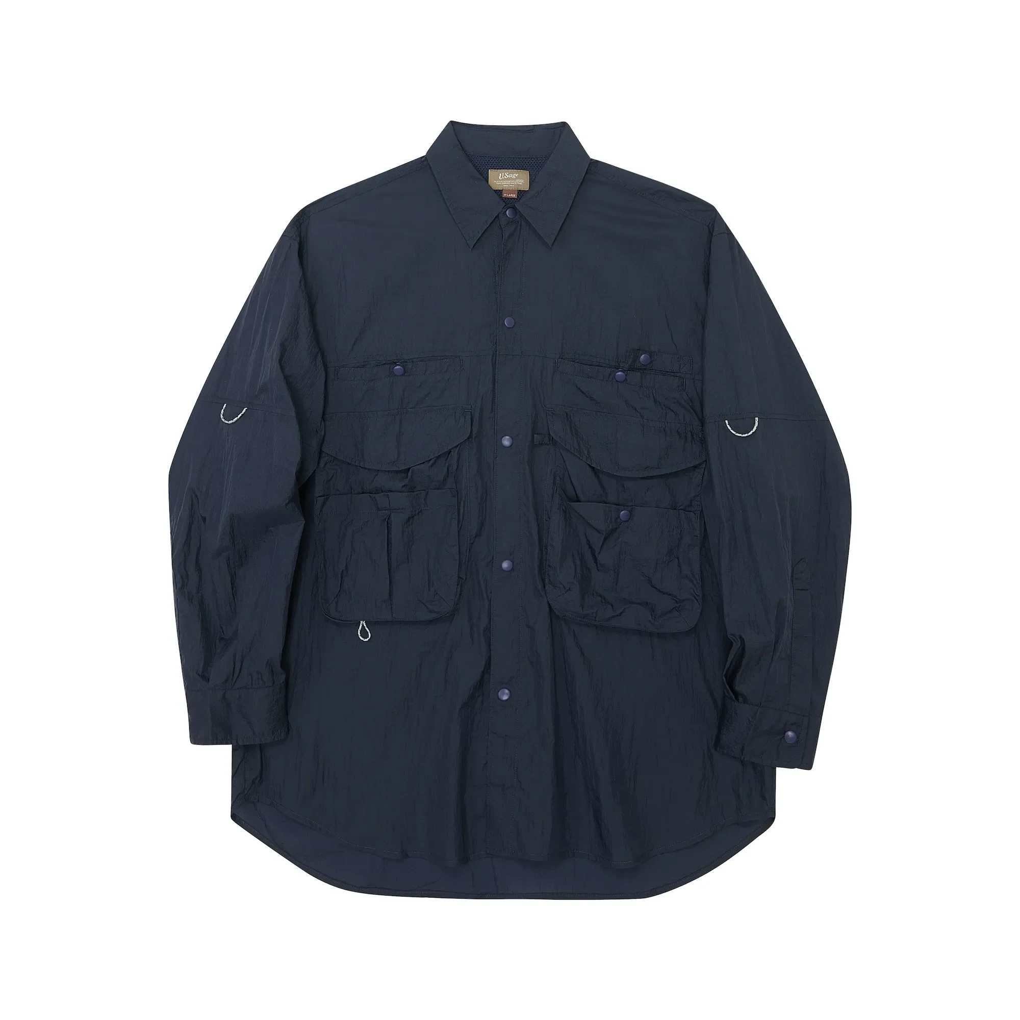 Crinkled Summer Utility Shirt - Image 2