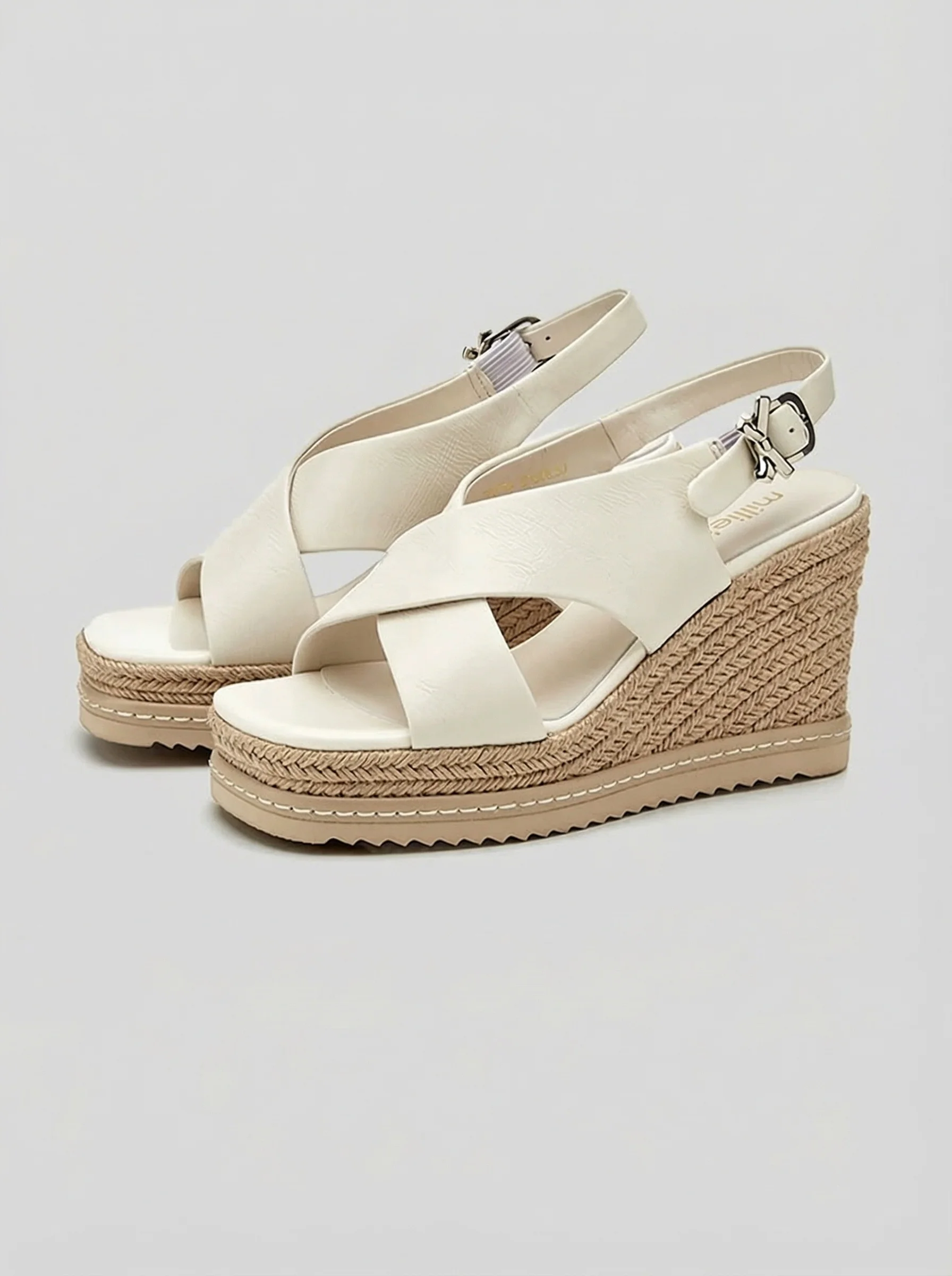 Crisscross Slingback Espadrille Wedges
