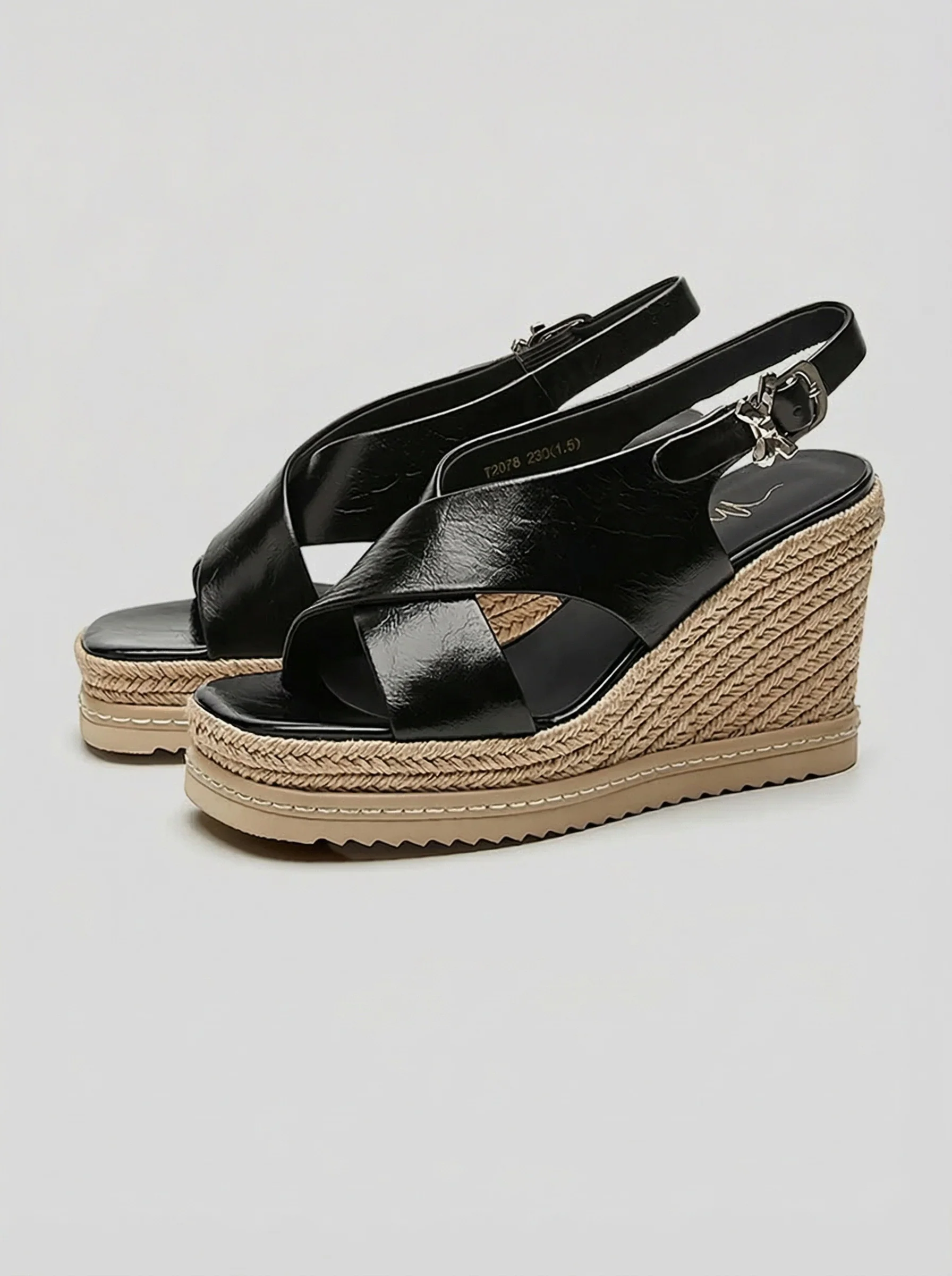 Crisscross Slingback Espadrille Wedges - Image 4