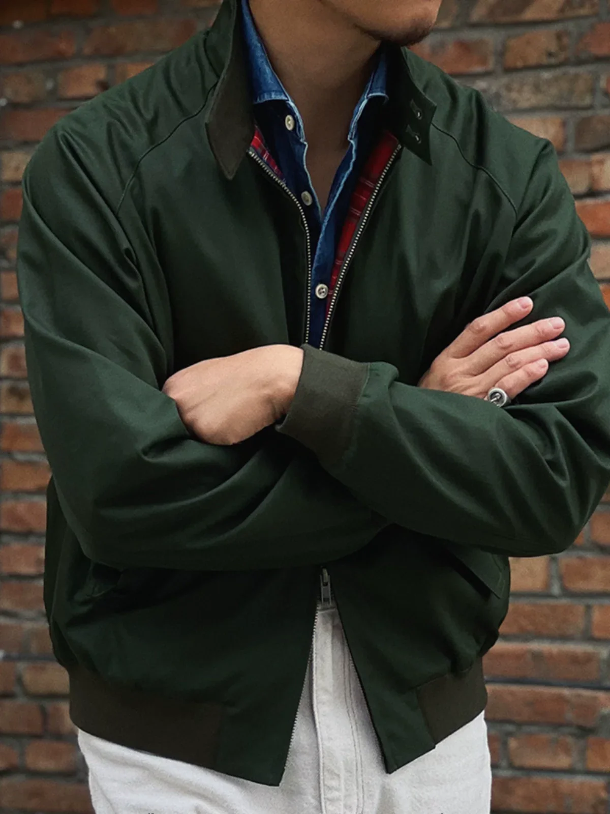 Cropped Harrington Jacket