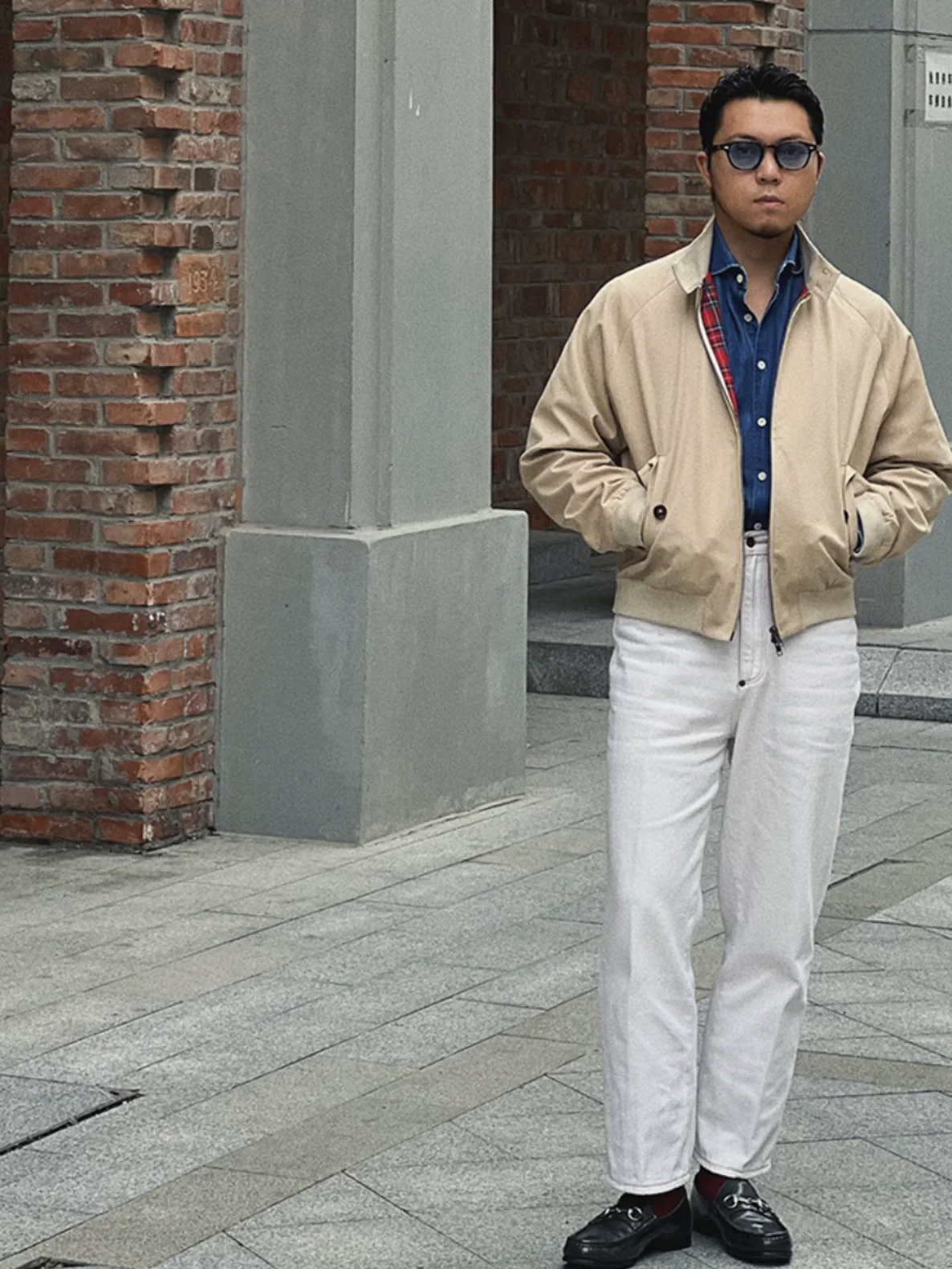 Cropped Harrington Jacket - Image 2