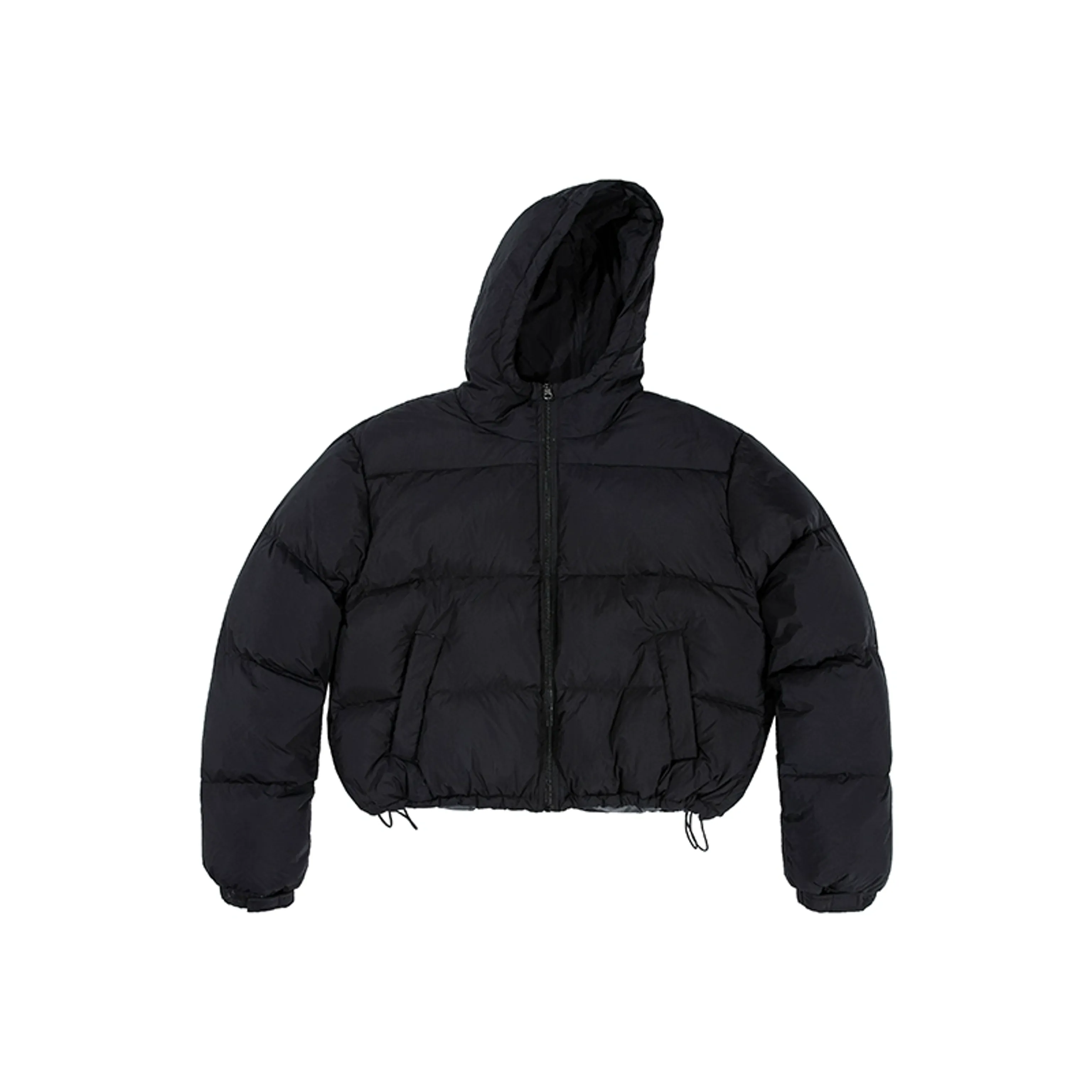 Cropped Hooded Down Jacket - Image 6