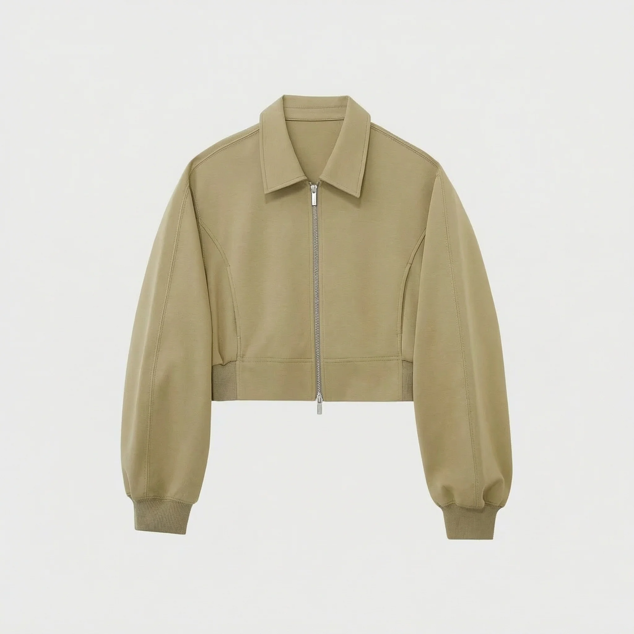 Cropped Jacket and Cargo Pants Set - Image 5