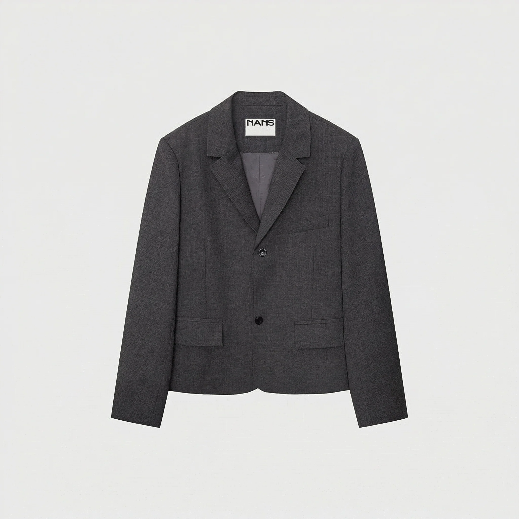 Cropped Merino Blazer - Image 7