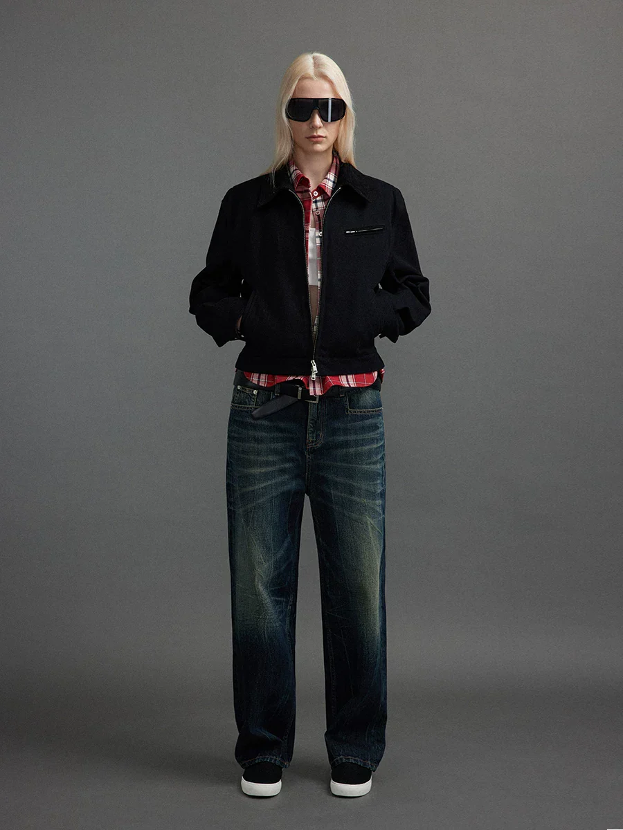 Cropped Zip Jacket - Image 3