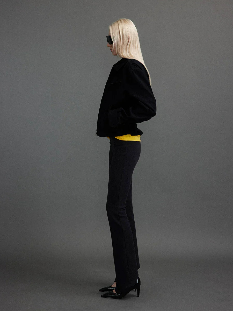 Cropped Zip Jacket - Image 5