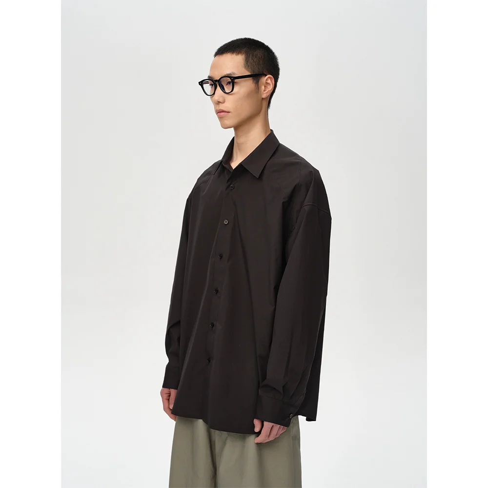 Cross Yoke Cotton Blend Shirt - Image 6
