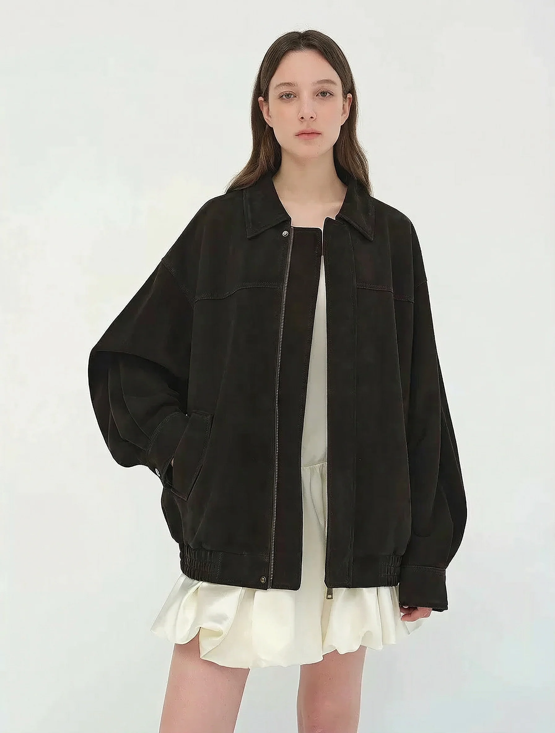 Crystal Top Grain Leather Jacket - Image 5