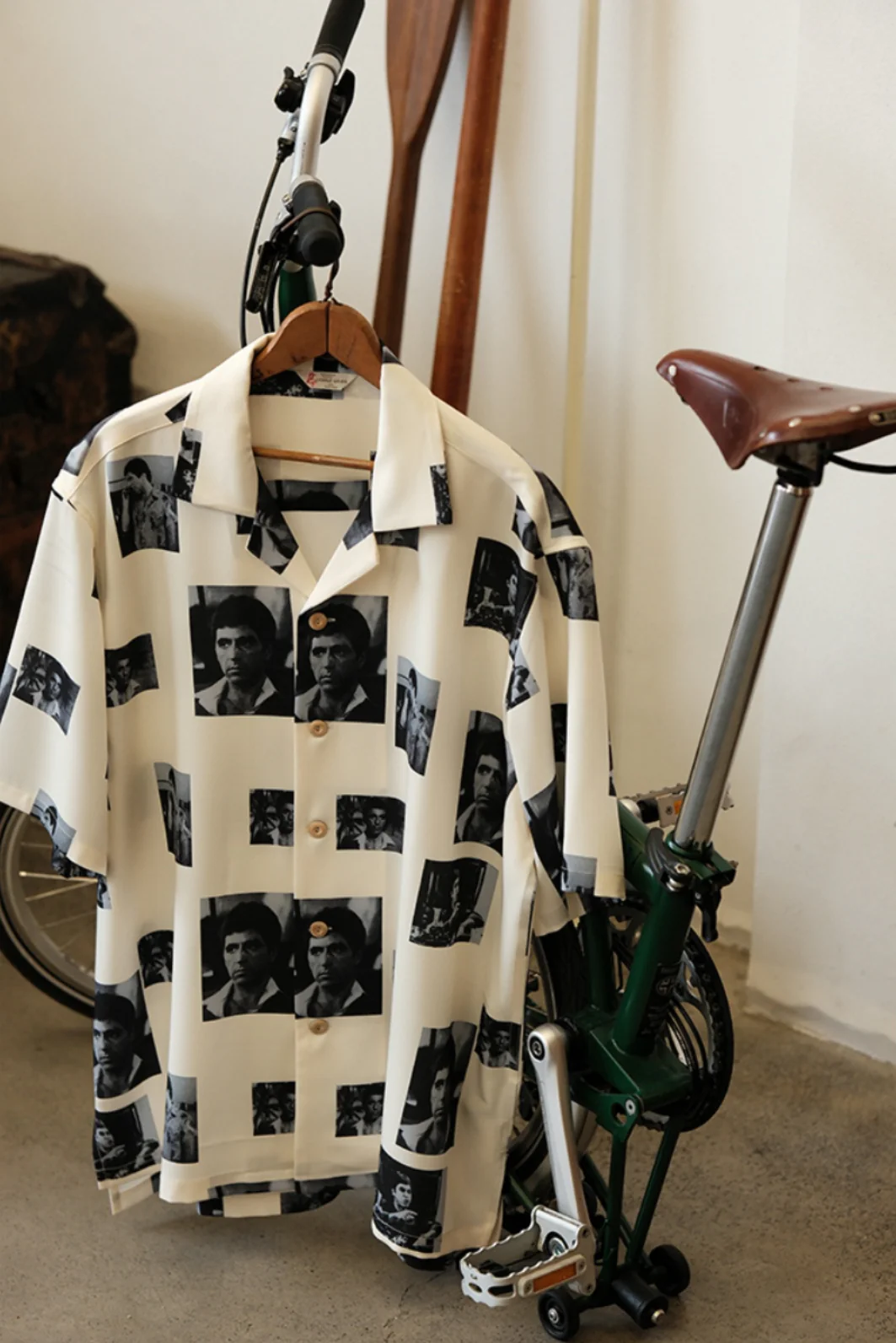Cuban Collar Movie Print Shirt - Image 4