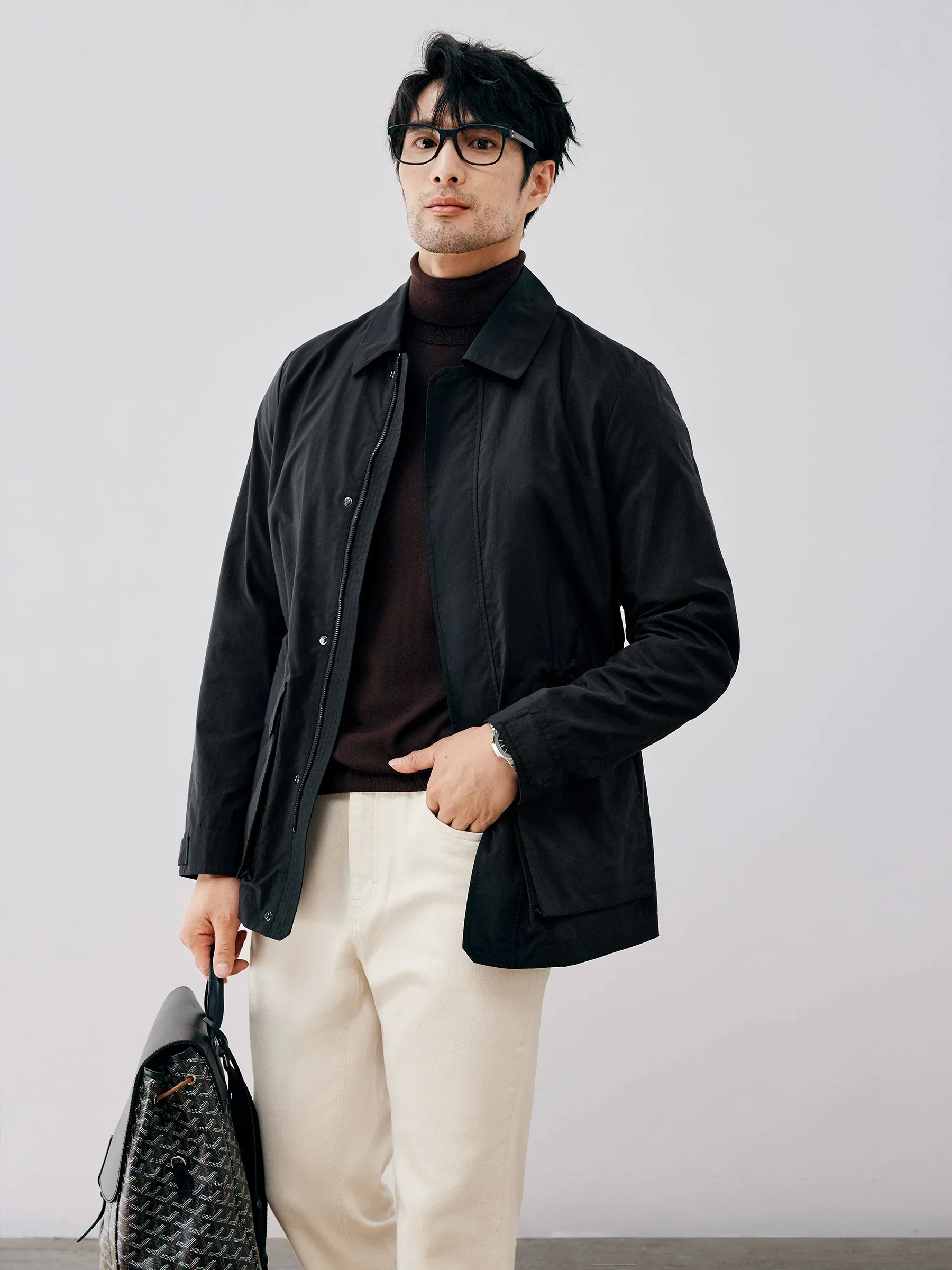 Cupro-Lined Safari Jacket - Image 2