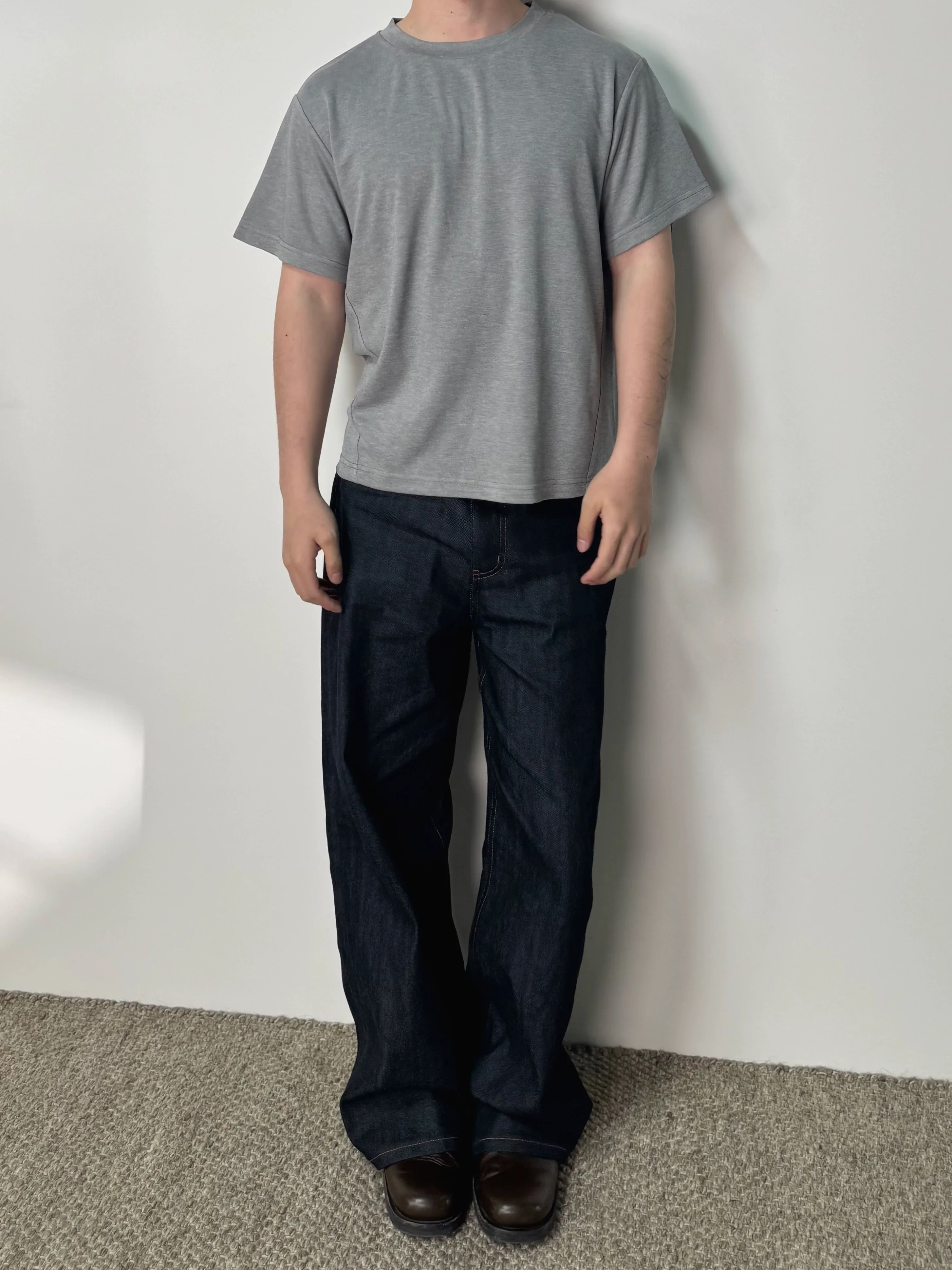 Cupro-Touch Twisted Seam Tee Set - Image 2