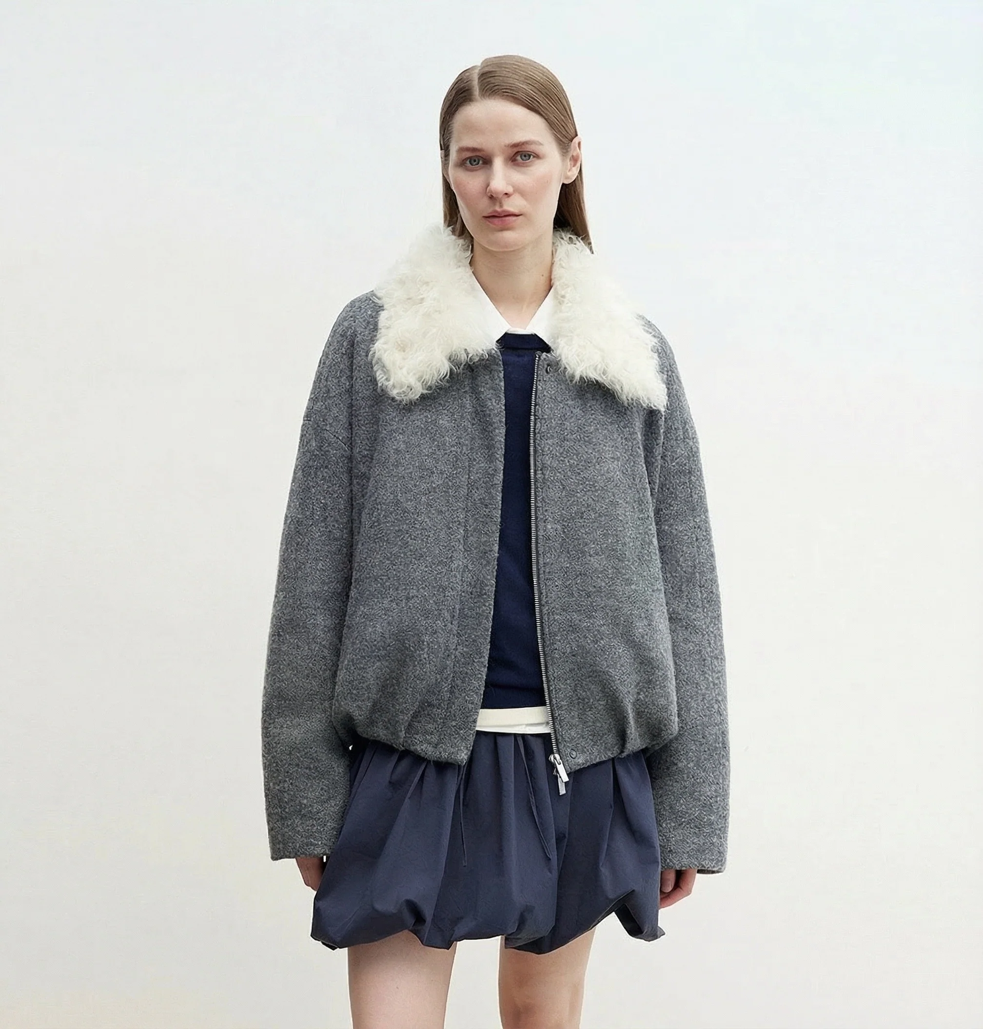 Curly Collar Jacket - Image 6