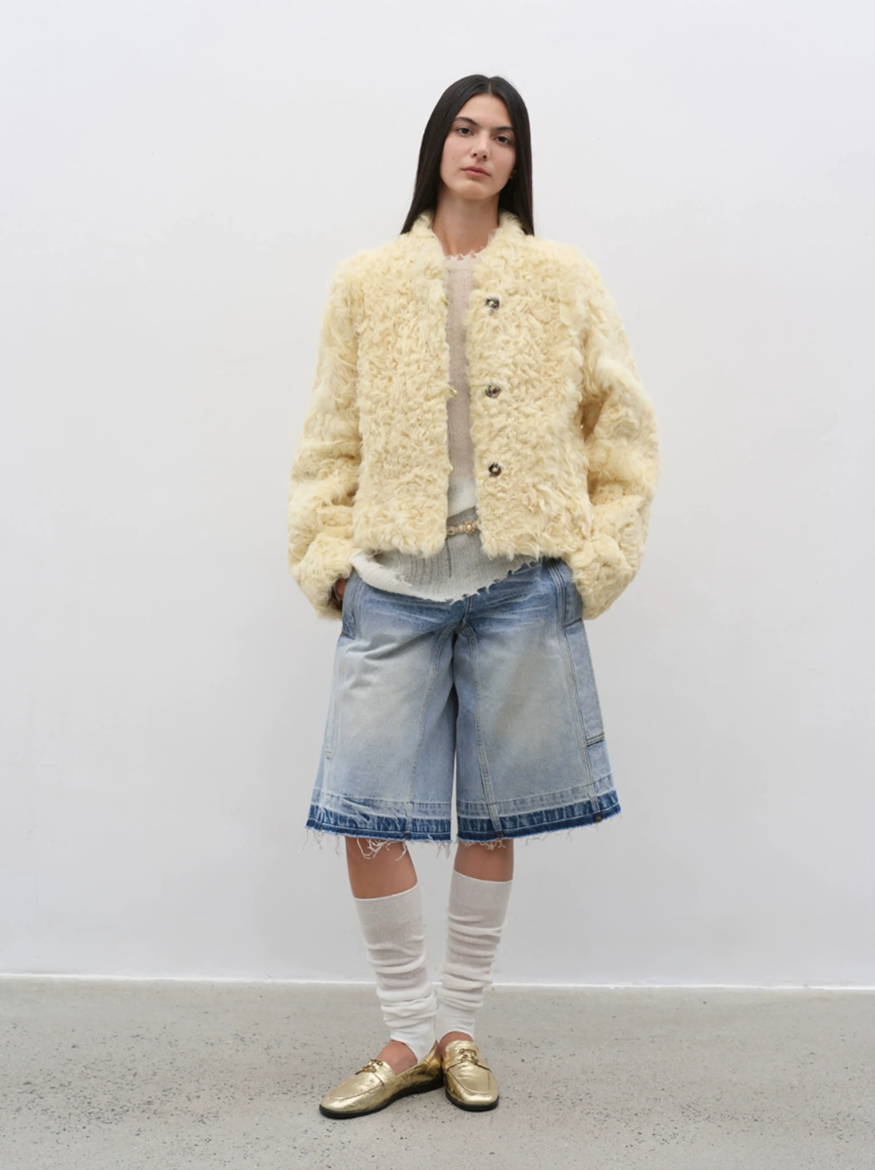 Curly Fur Coat - Image 4