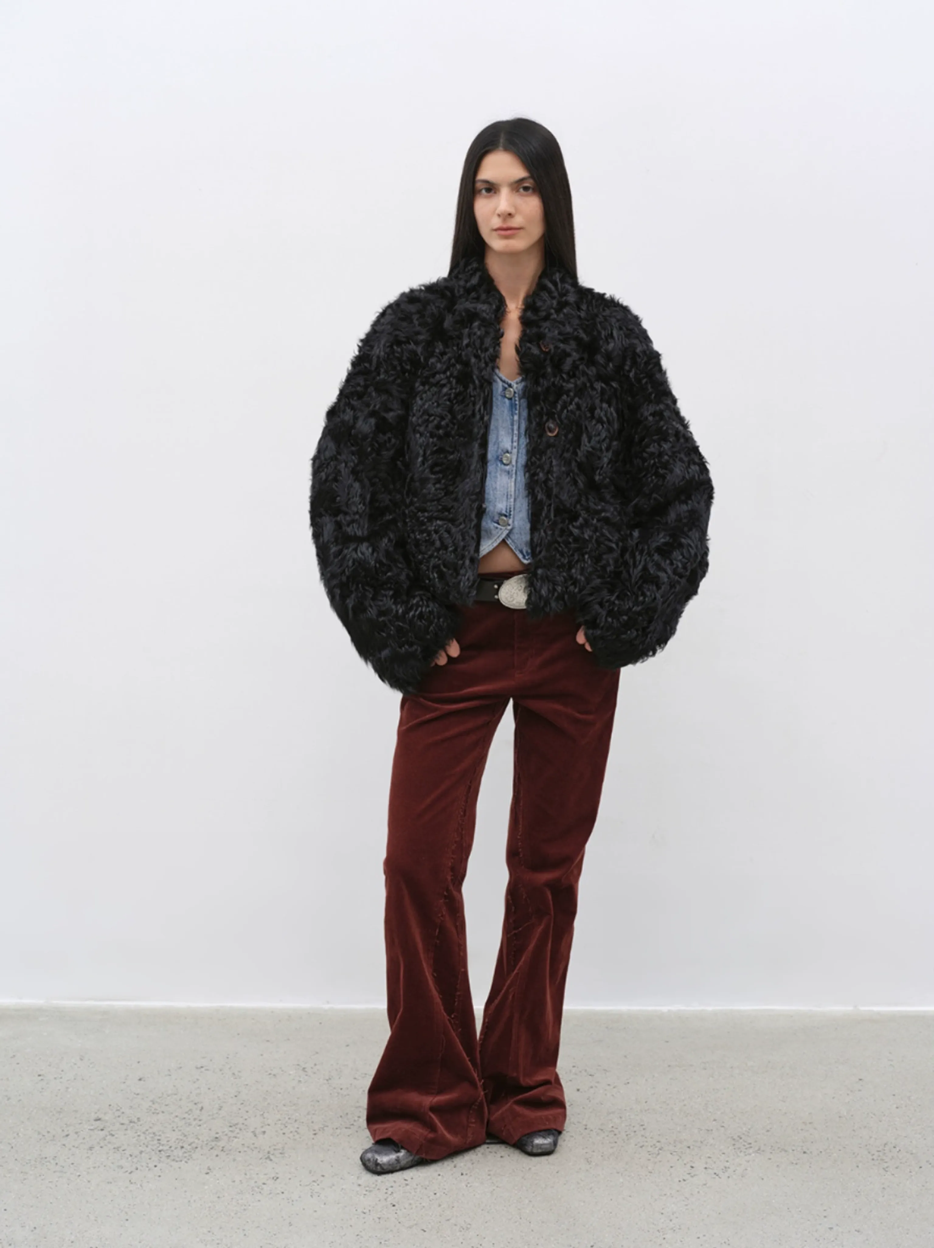 Curly Fur Coat - Image 5