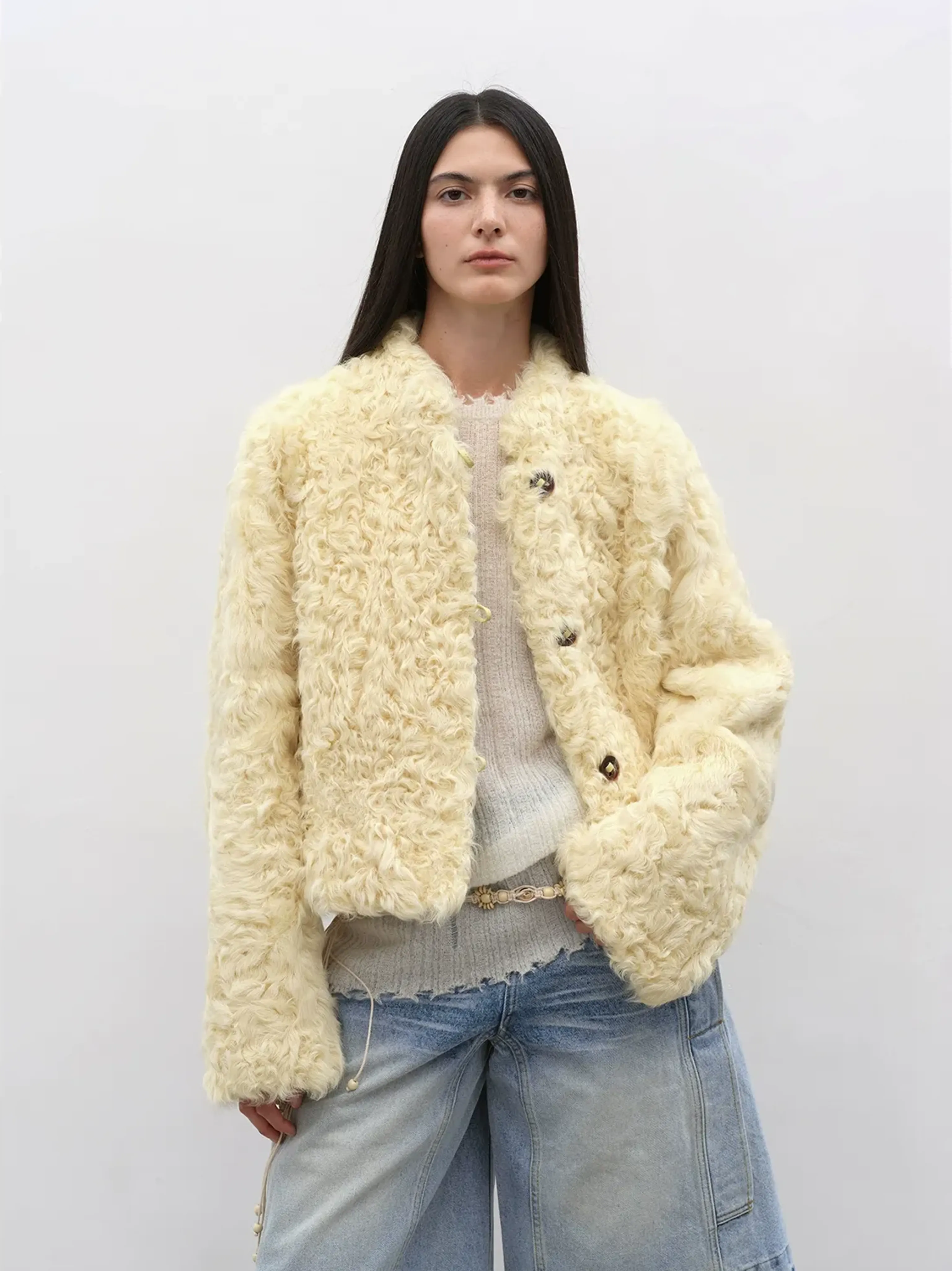 Curly Fur Coat - Image 7
