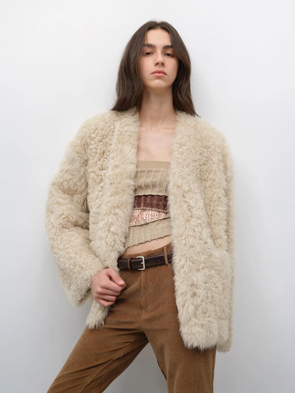Curly Fur Coat - Image 4