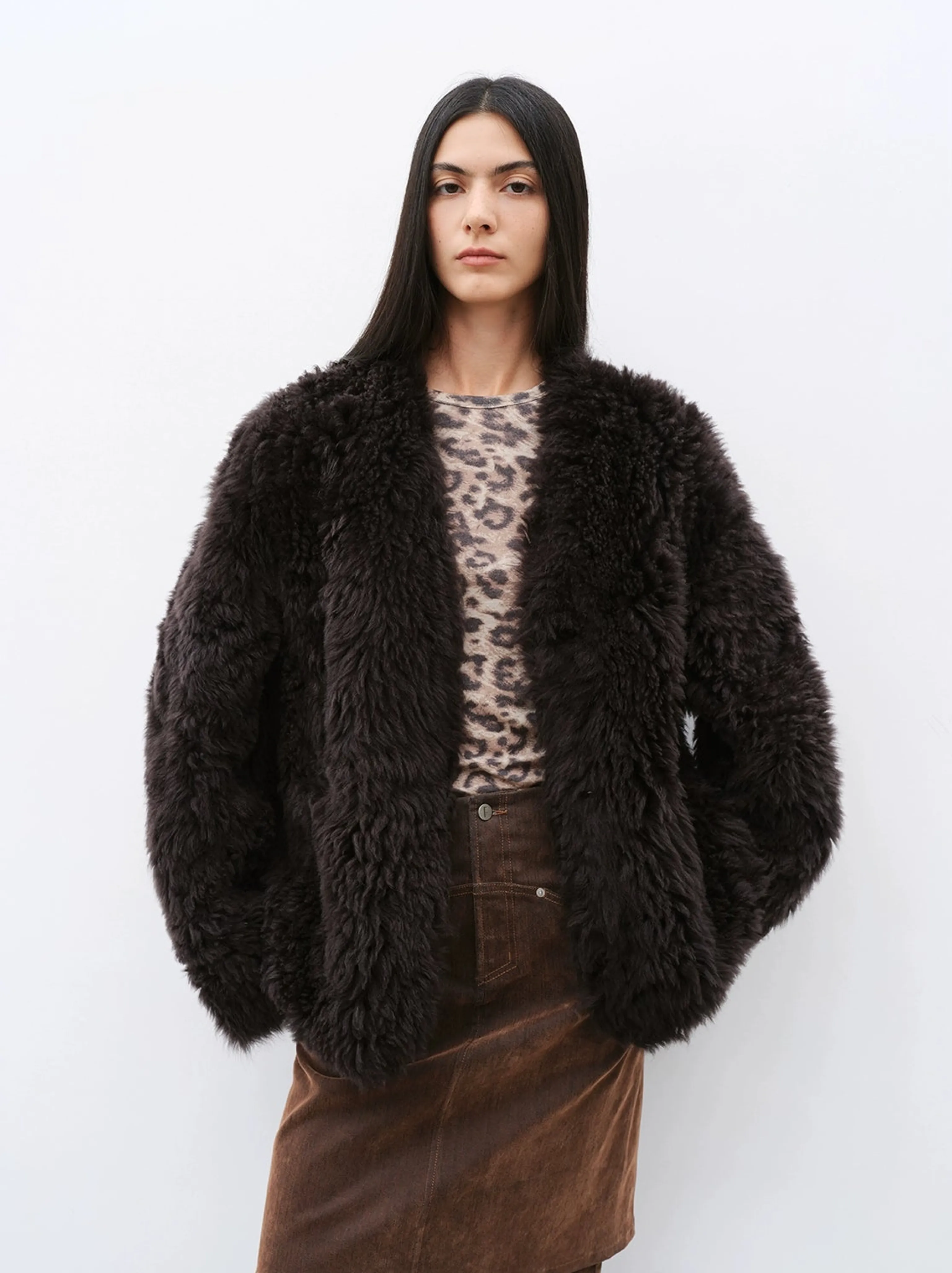 Curly Fur Coat - Image 8