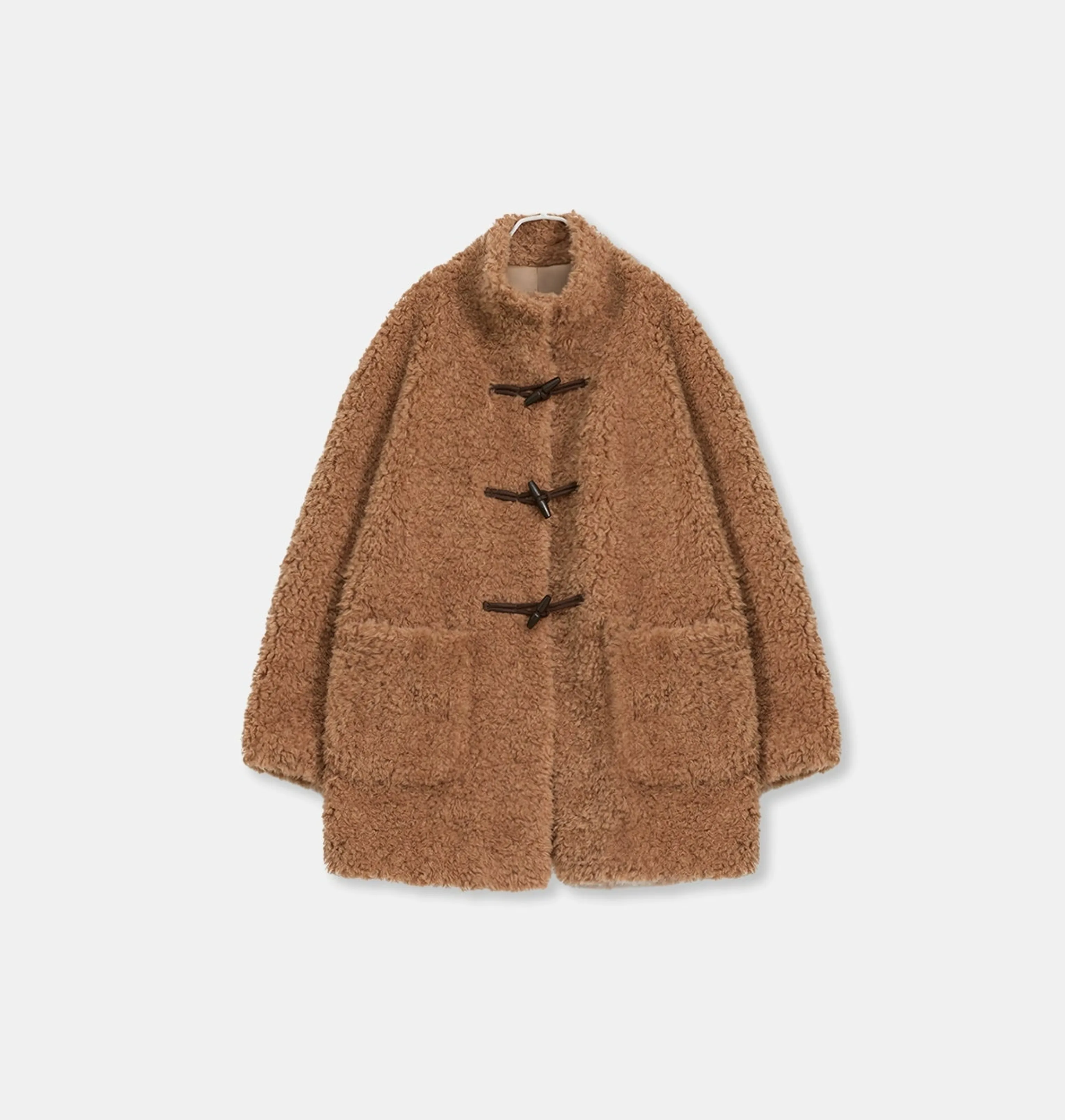 Curly Lambswool Toggle Coat - Image 6