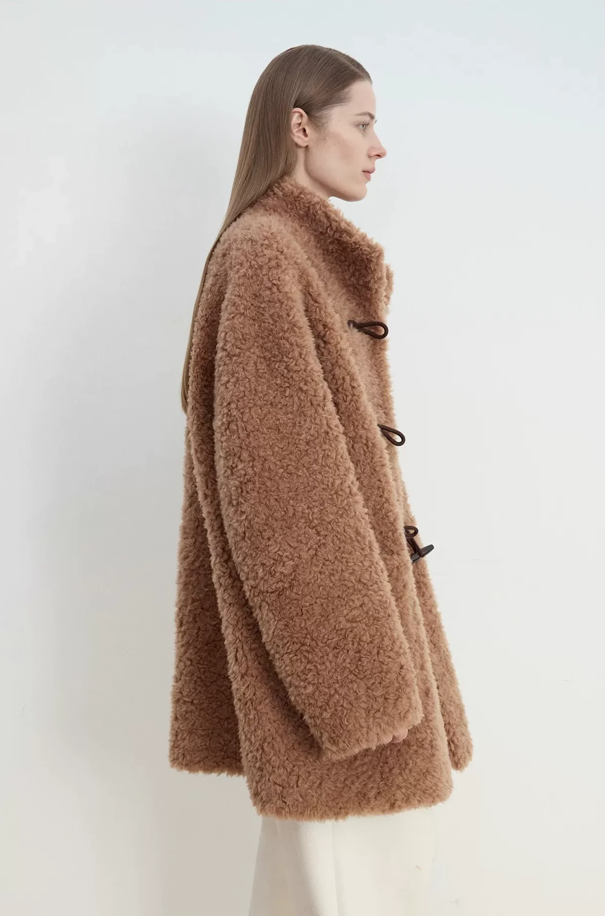 Curly Pile Toggle Coat - Image 6