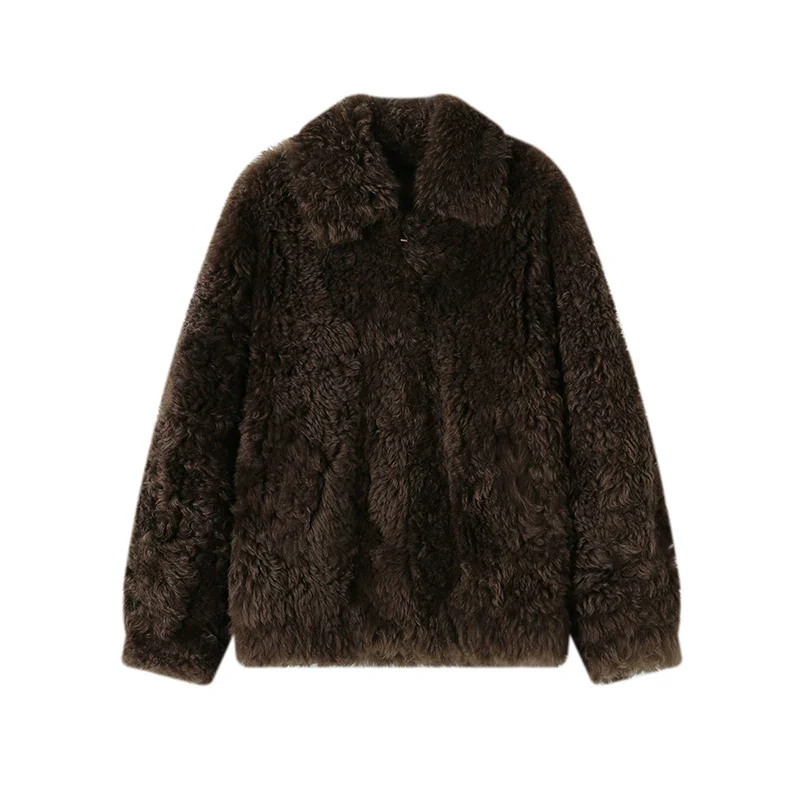Curly Shearling Jacket - Image 2