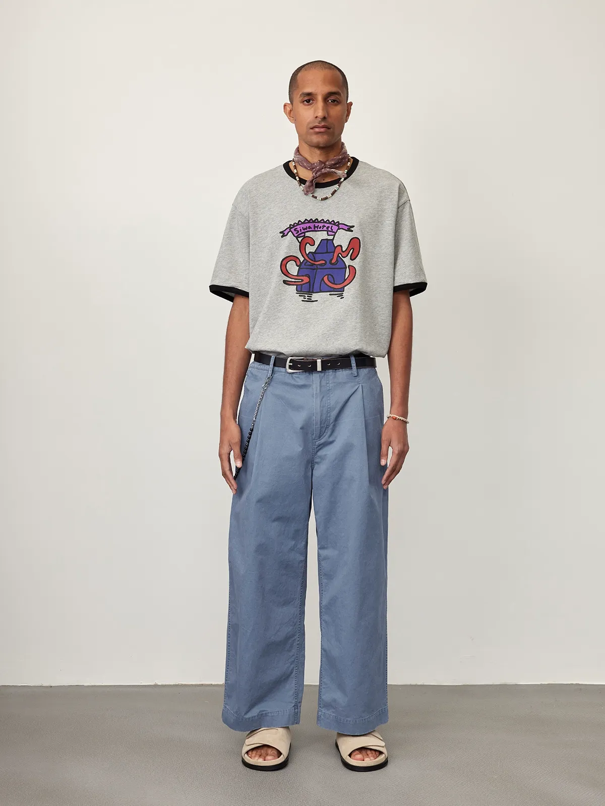 Curve Pleat Work Trousers - Image 9