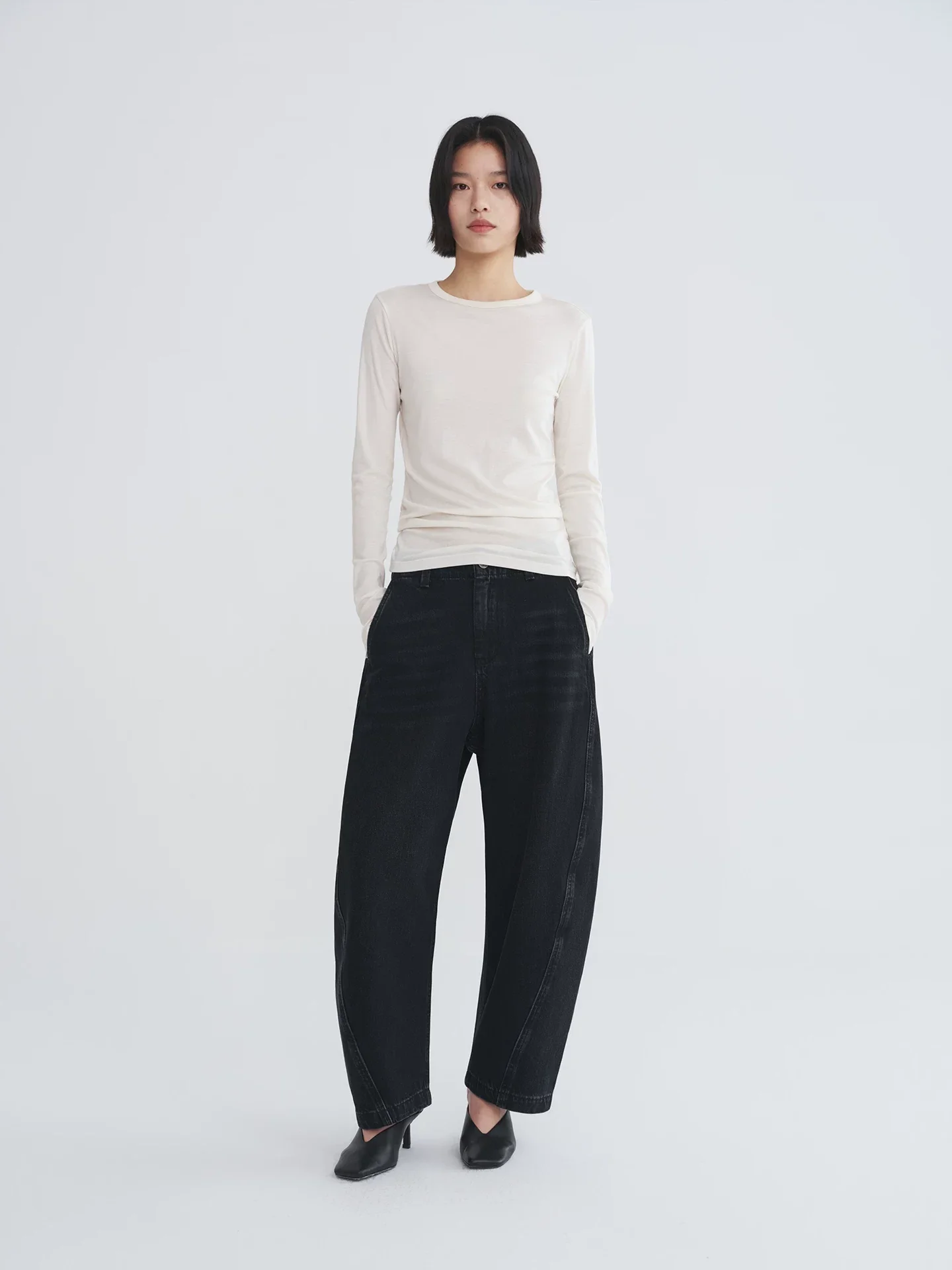 Curved Seam Jeans - Image 2
