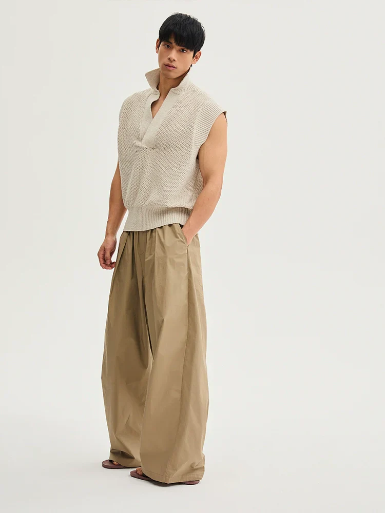 Curved Two-Tone Trousers - Image 2