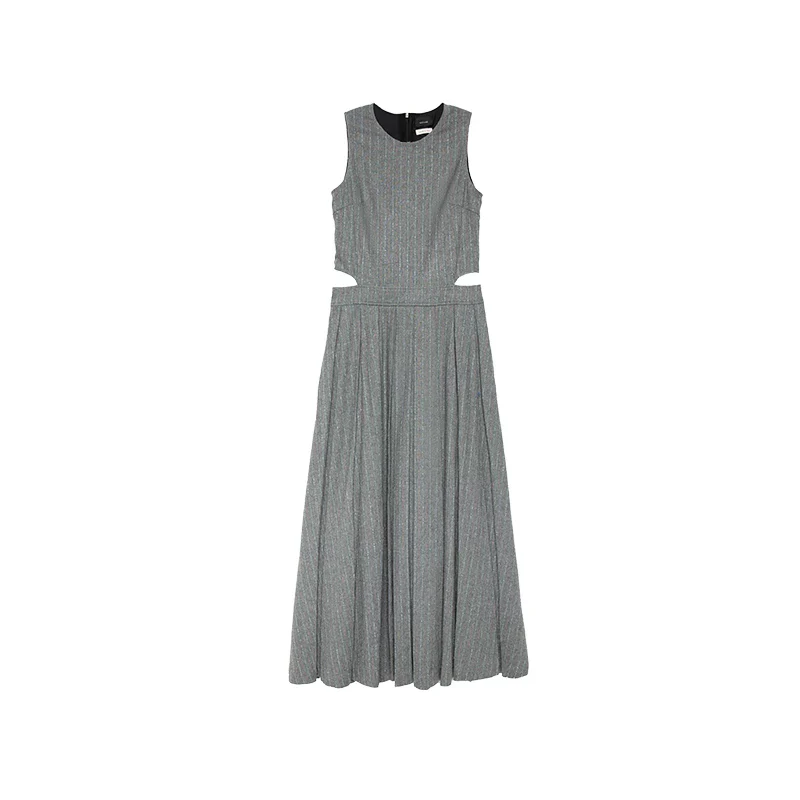 Cutout Pleated Midi Dress - Image 11