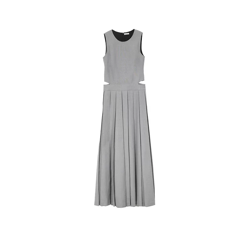 Cutout Pleated Midi Dress - Image 2