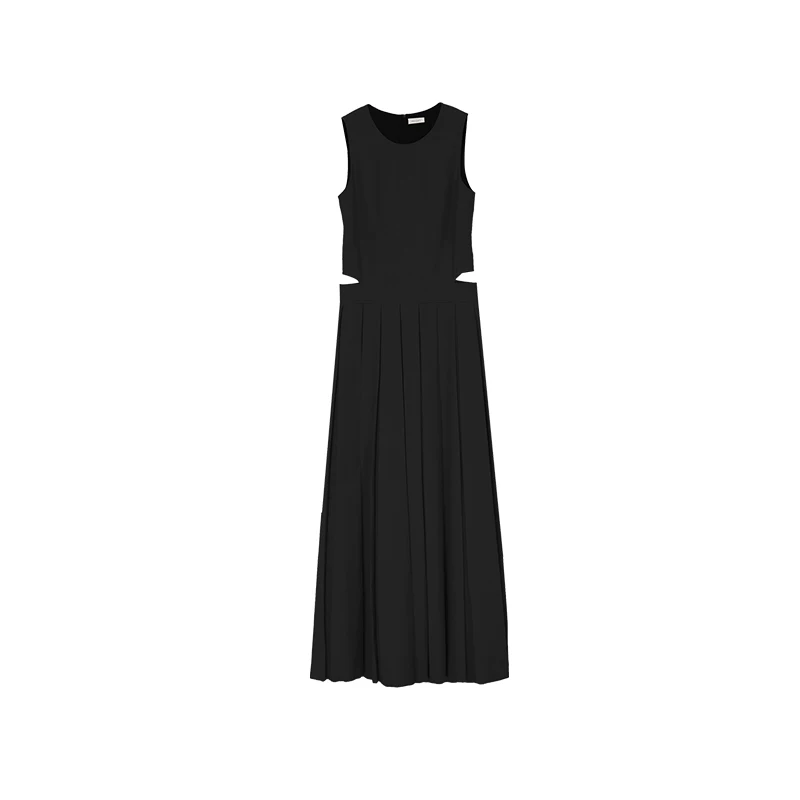 Cutout Pleated Midi Dress - Image 3